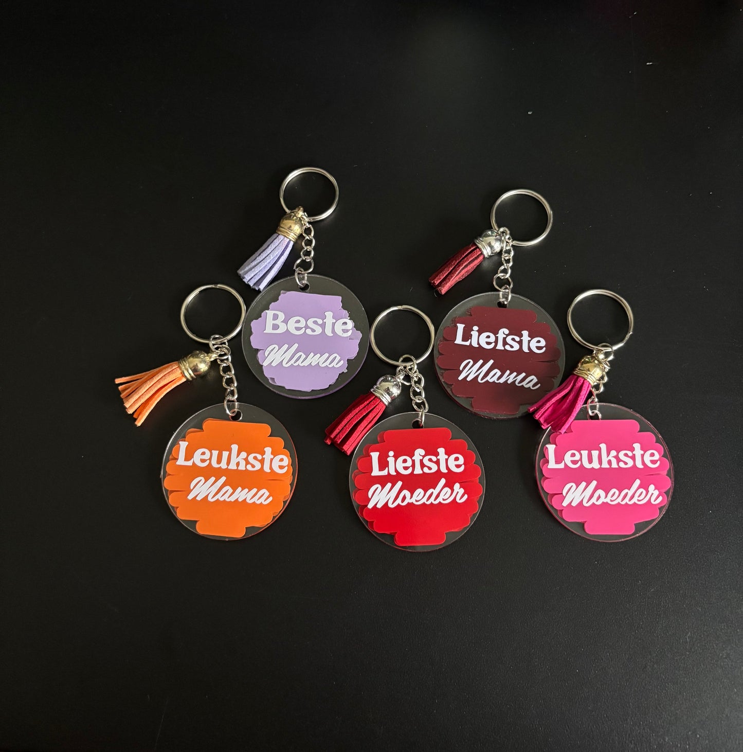 Moeder Sleutelhanger ByMVcrafts