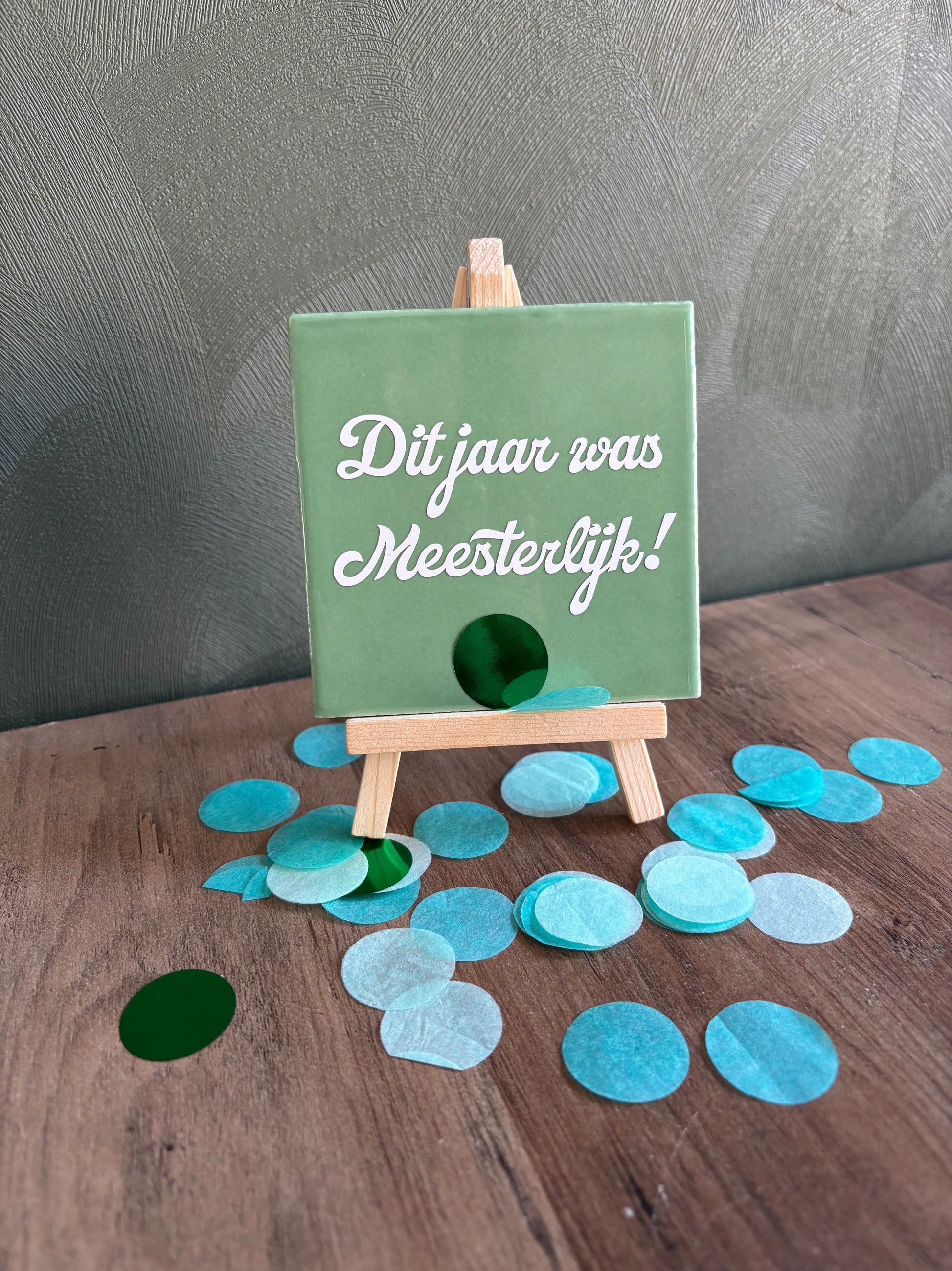 Tegeltje “Dit jaar was meesterlijk!” ByMVcrafts