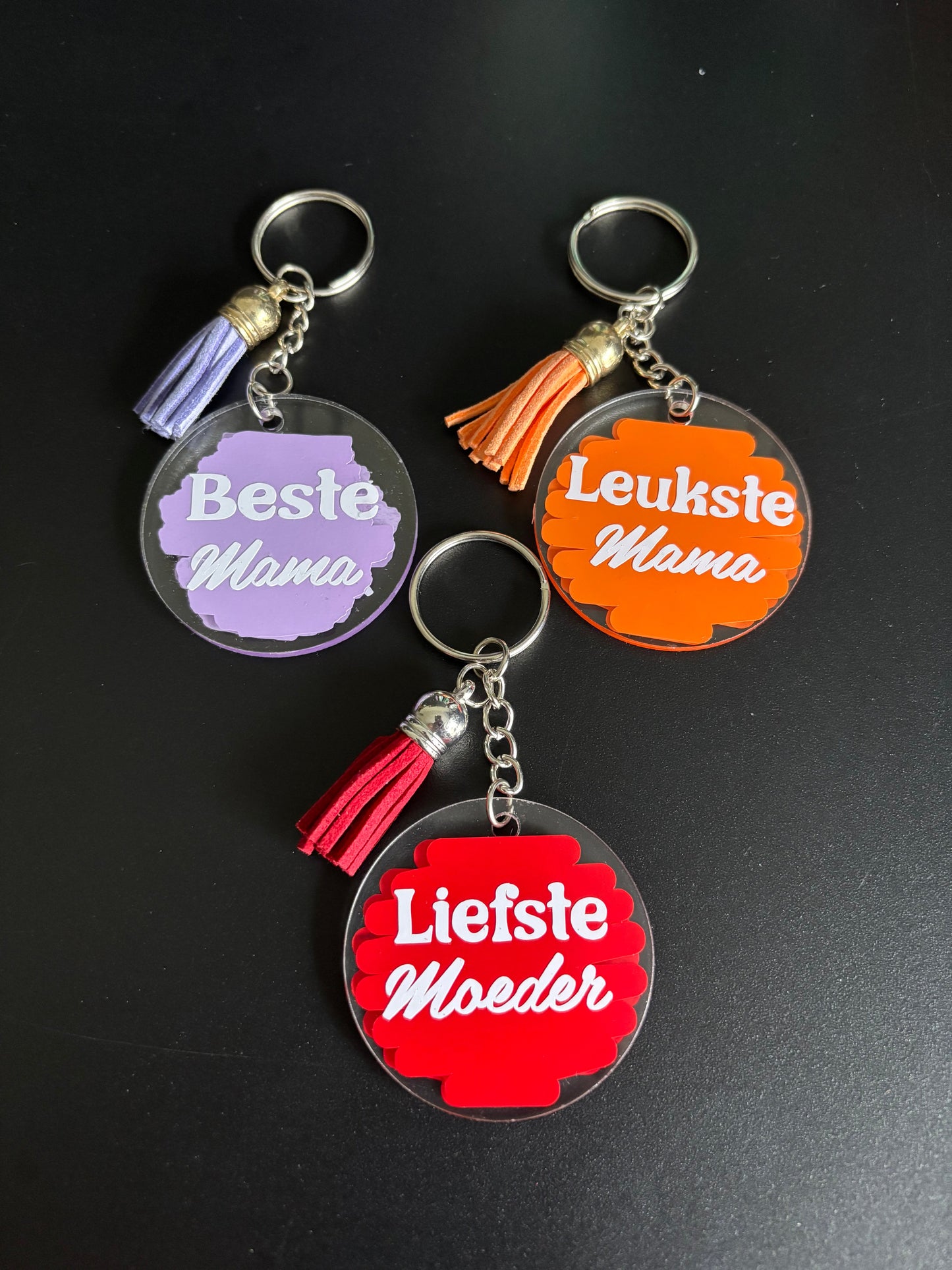 Moeder Sleutelhanger ByMVcrafts