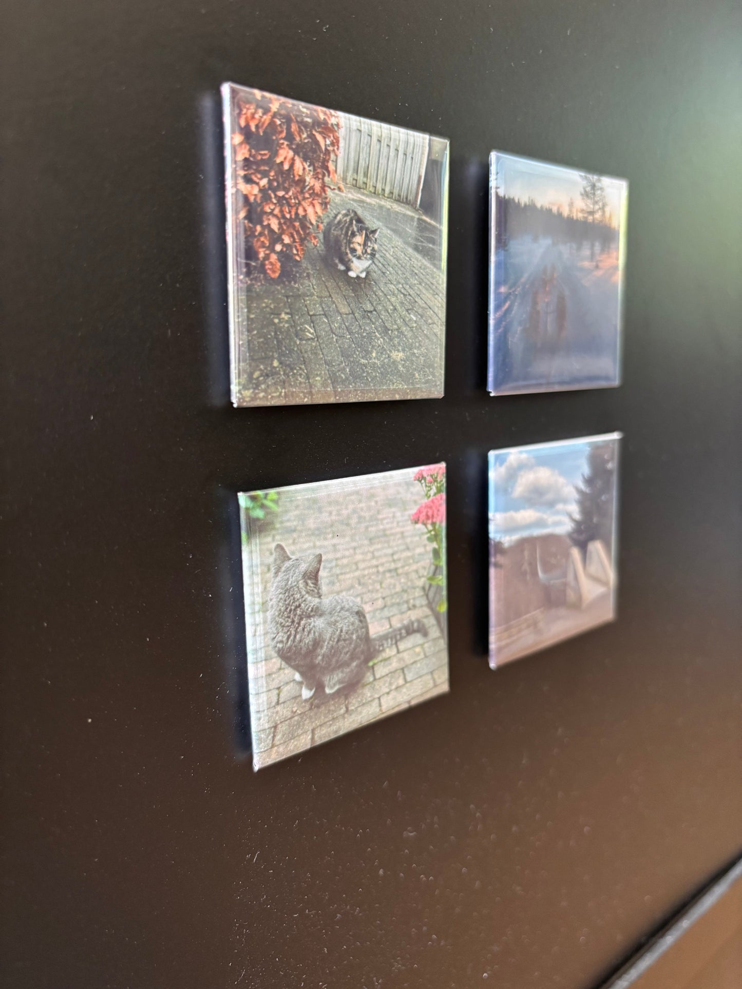 Fotomagneet set van 4 ByMVcrafts