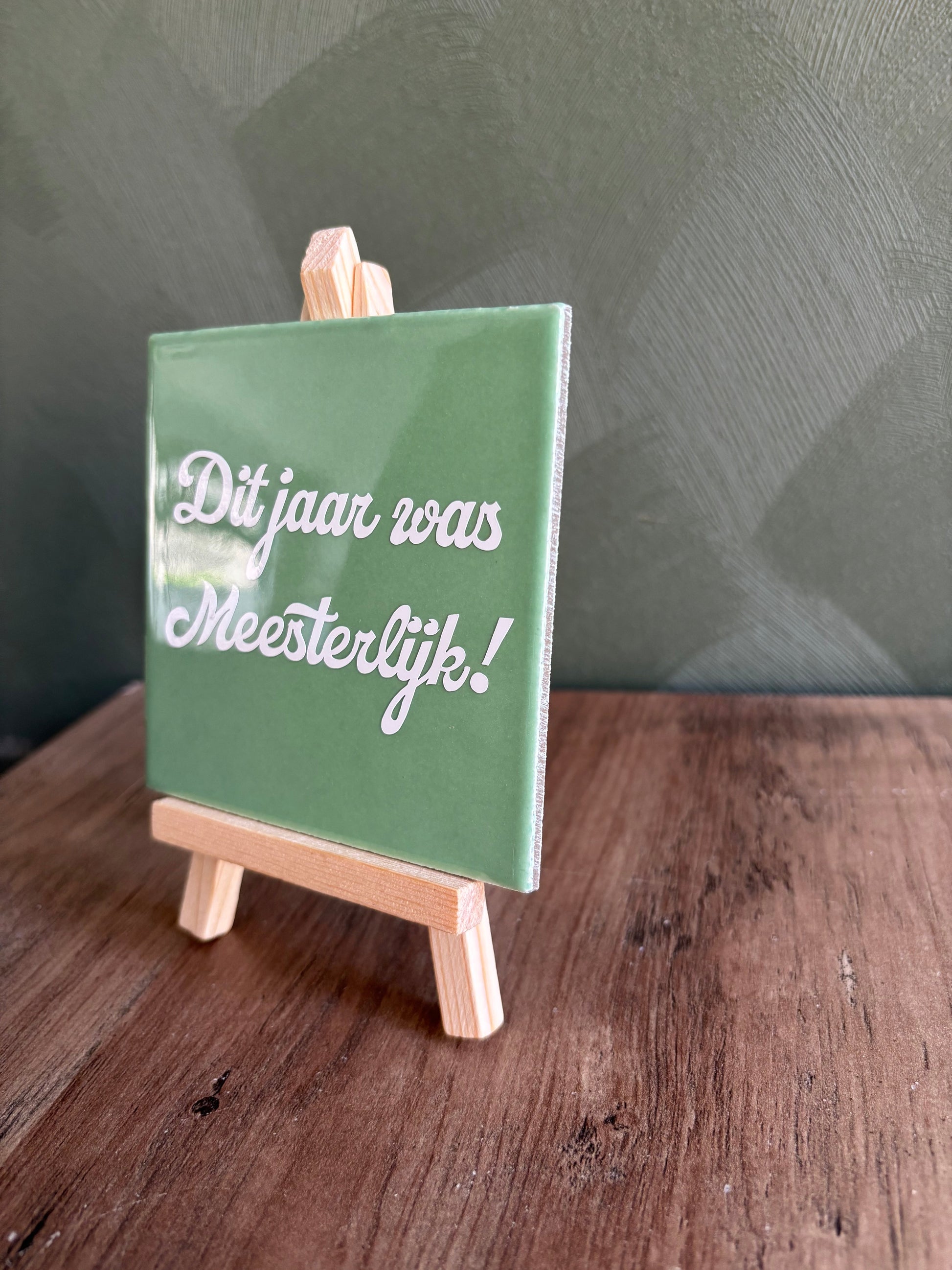 Tegeltje “Dit jaar was meesterlijk!” ByMVcrafts