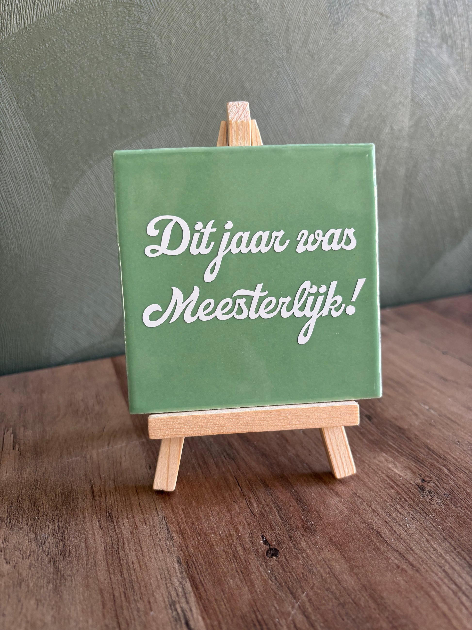 Tegeltje “Dit jaar was meesterlijk!” ByMVcrafts