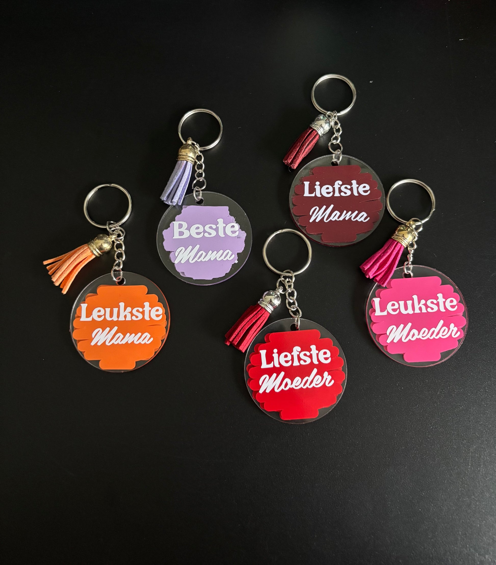 Moeder Sleutelhanger ByMVcrafts