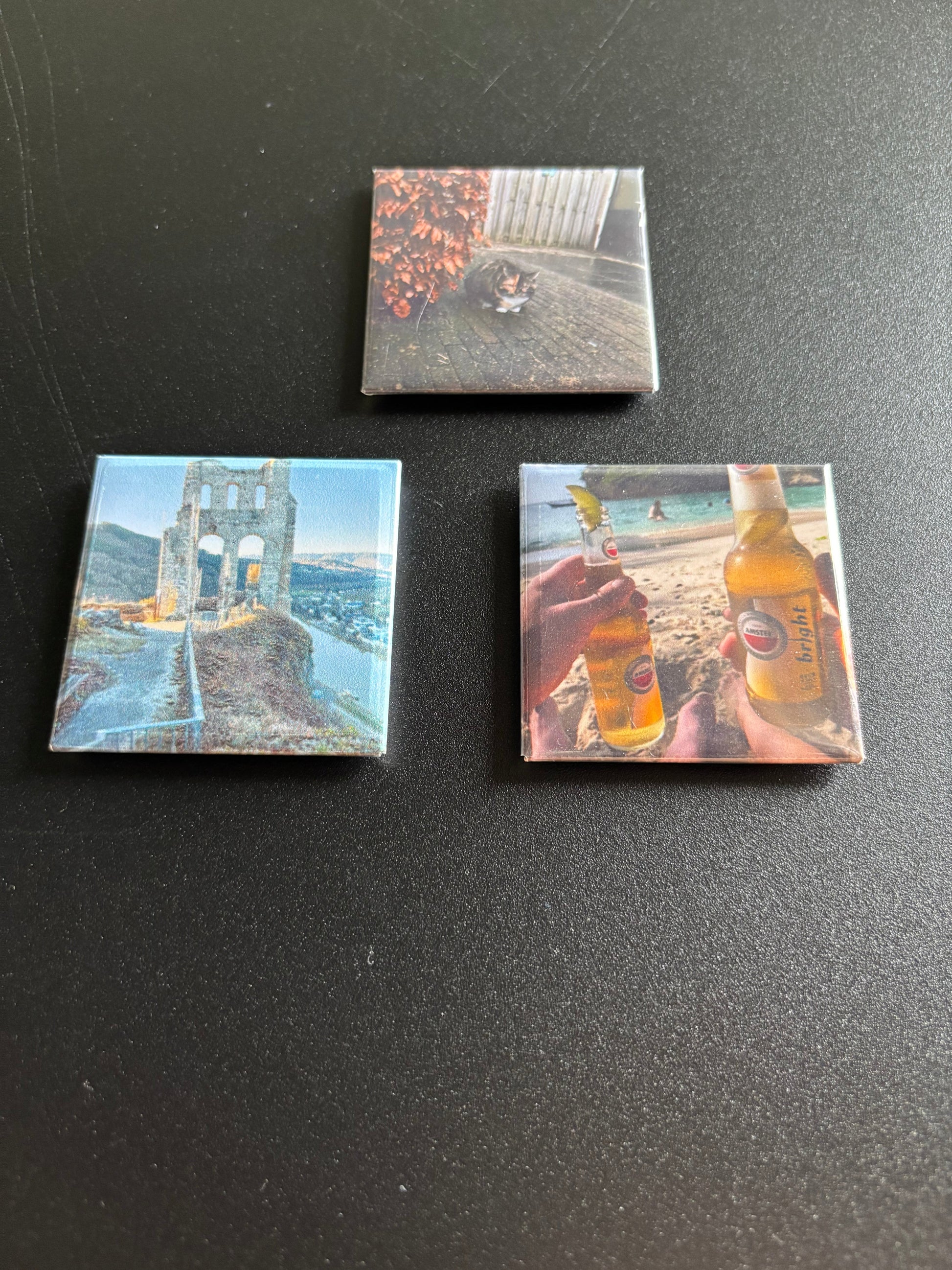 Fotomagneet set van 3 ByMVcrafts