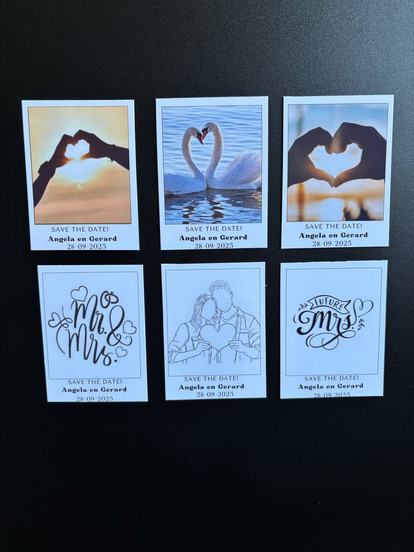 Save the date magneten ByMVcrafts