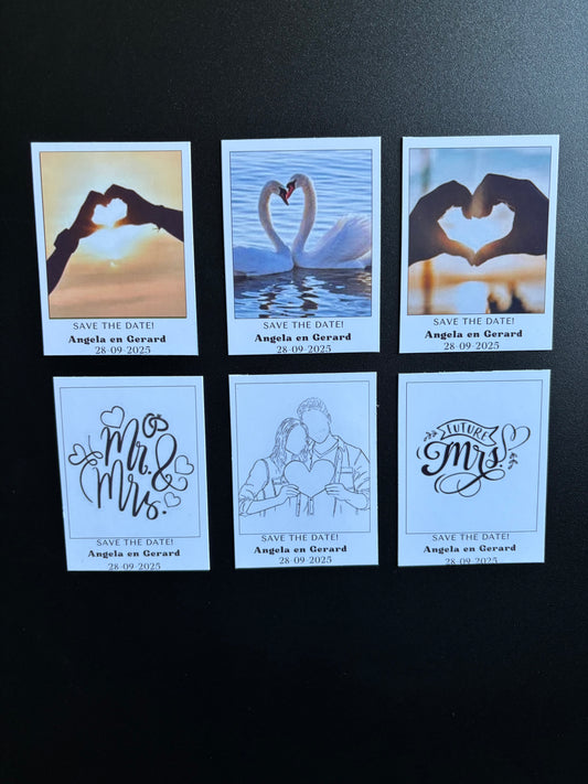 Save the date magneten ByMVcrafts