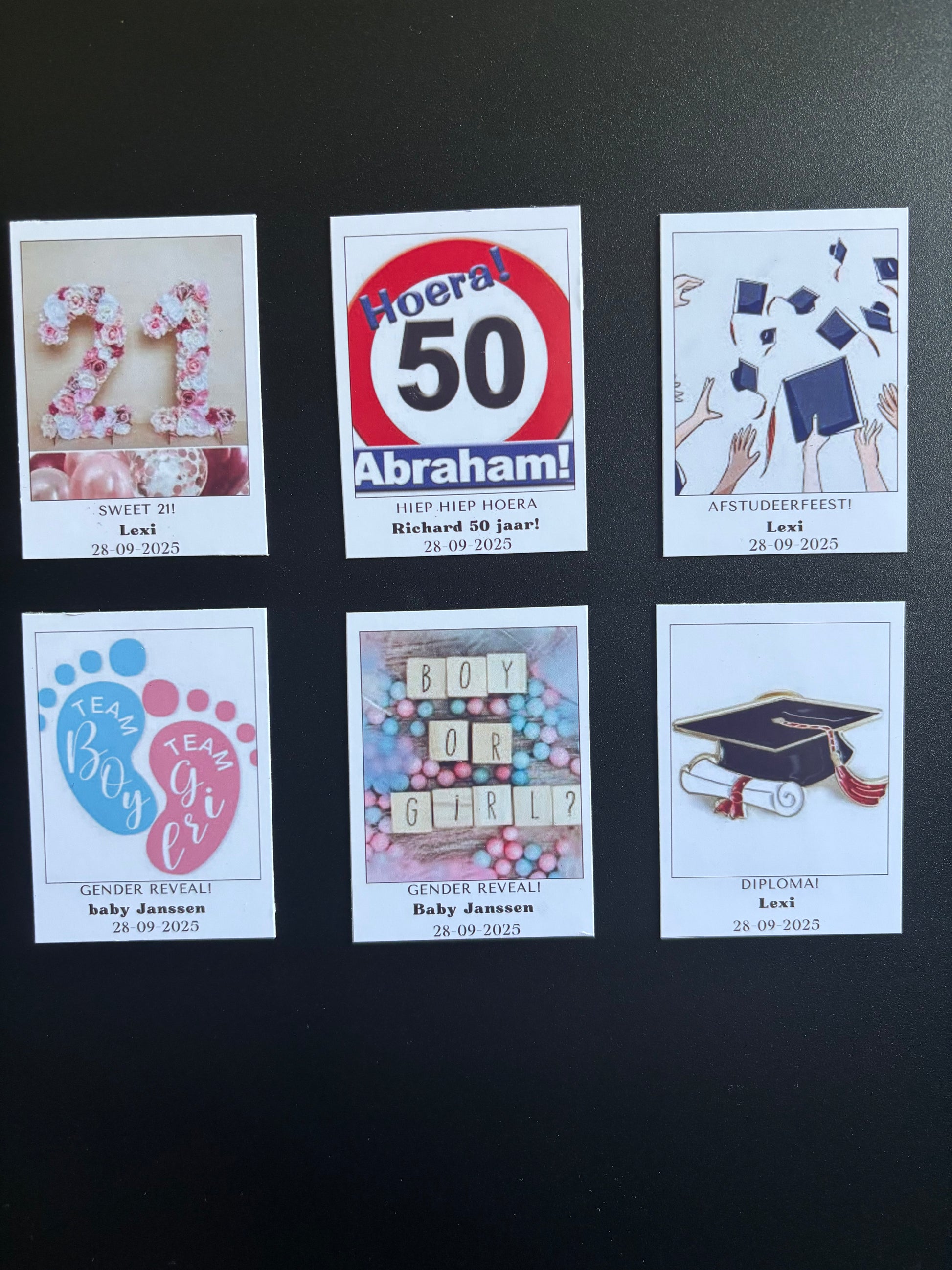 Save the date magneten ByMVcrafts