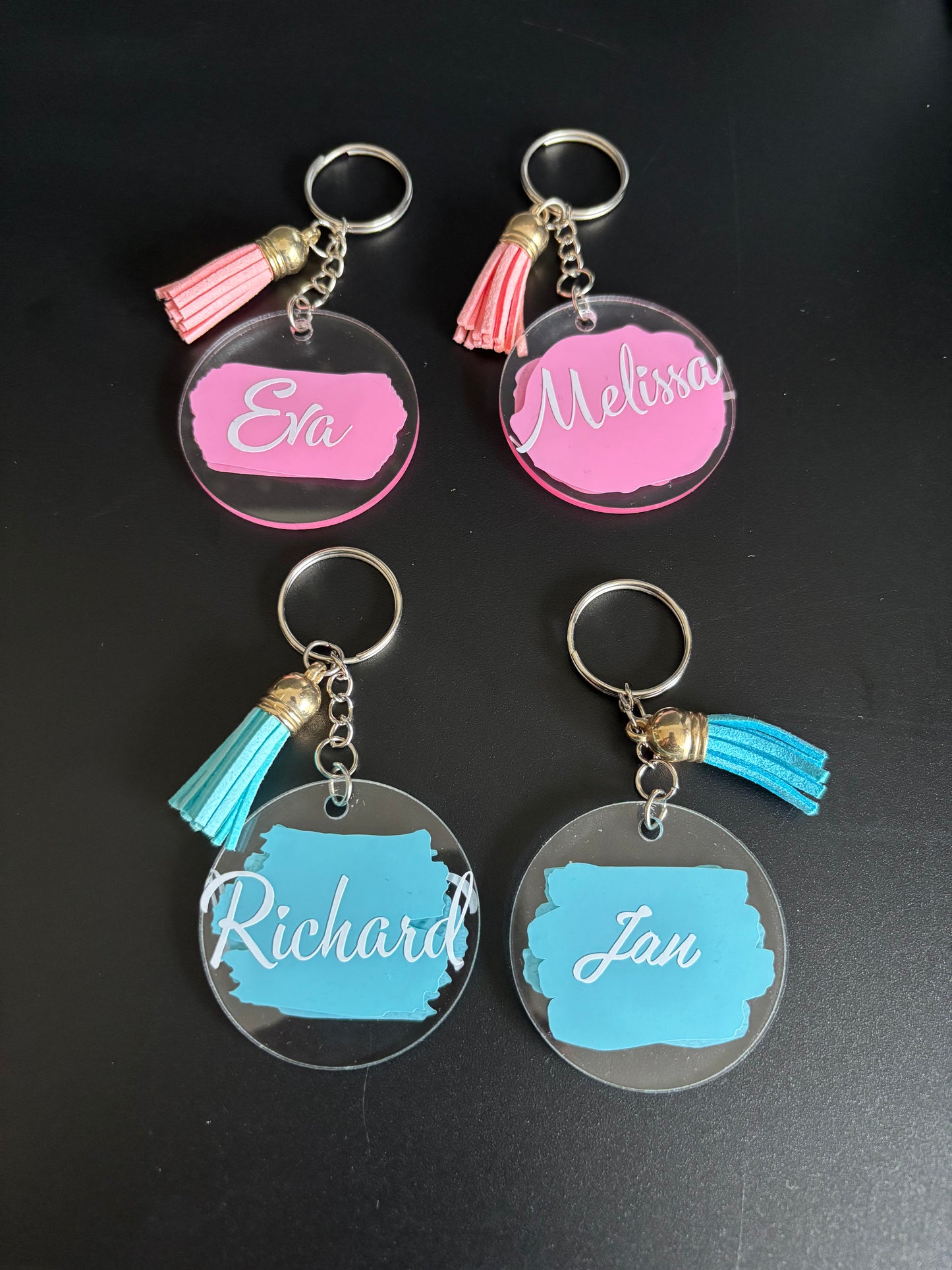 Naam sleutelhanger ByMVcrafts