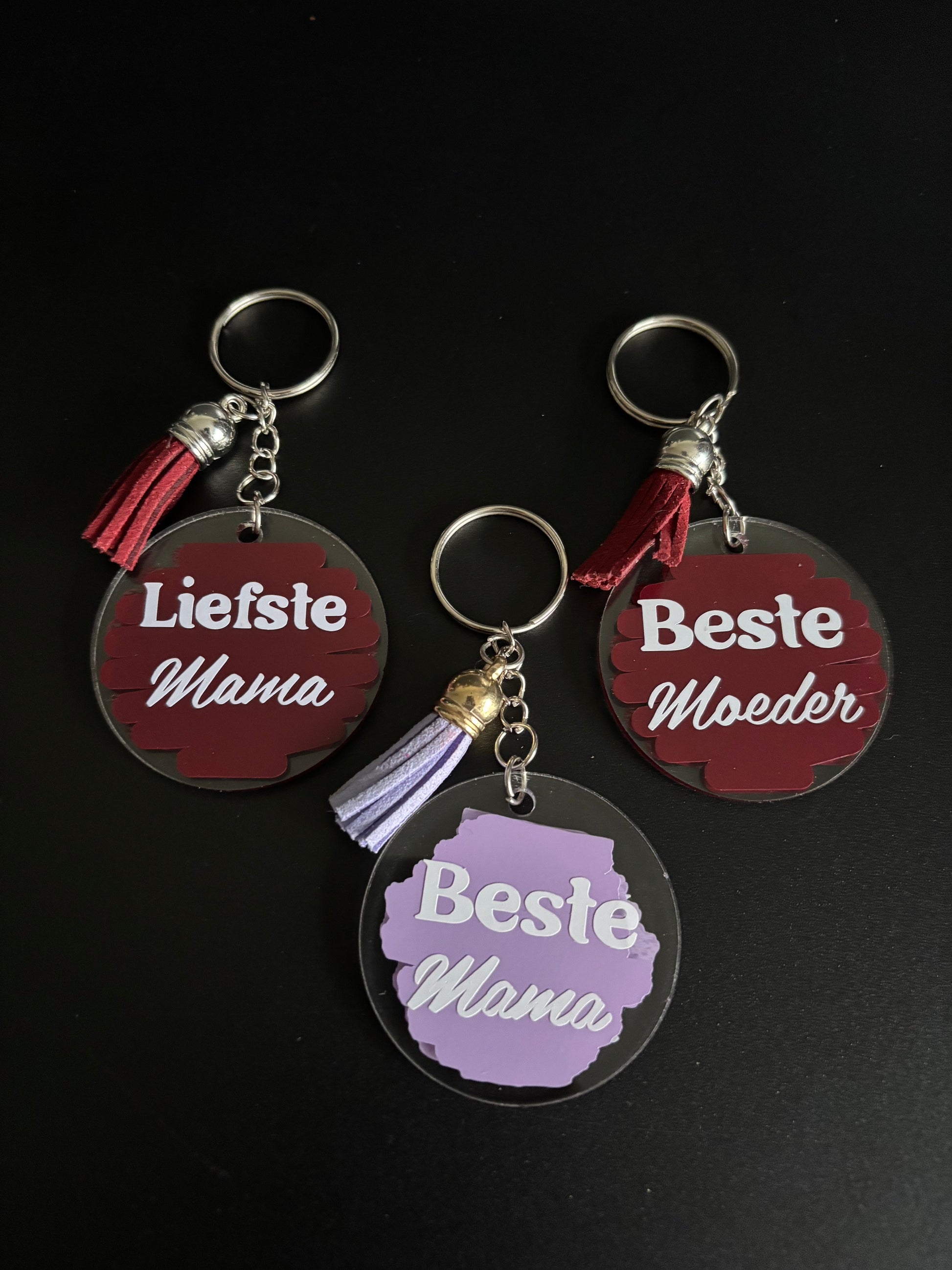 Moeder Sleutelhanger ByMVcrafts