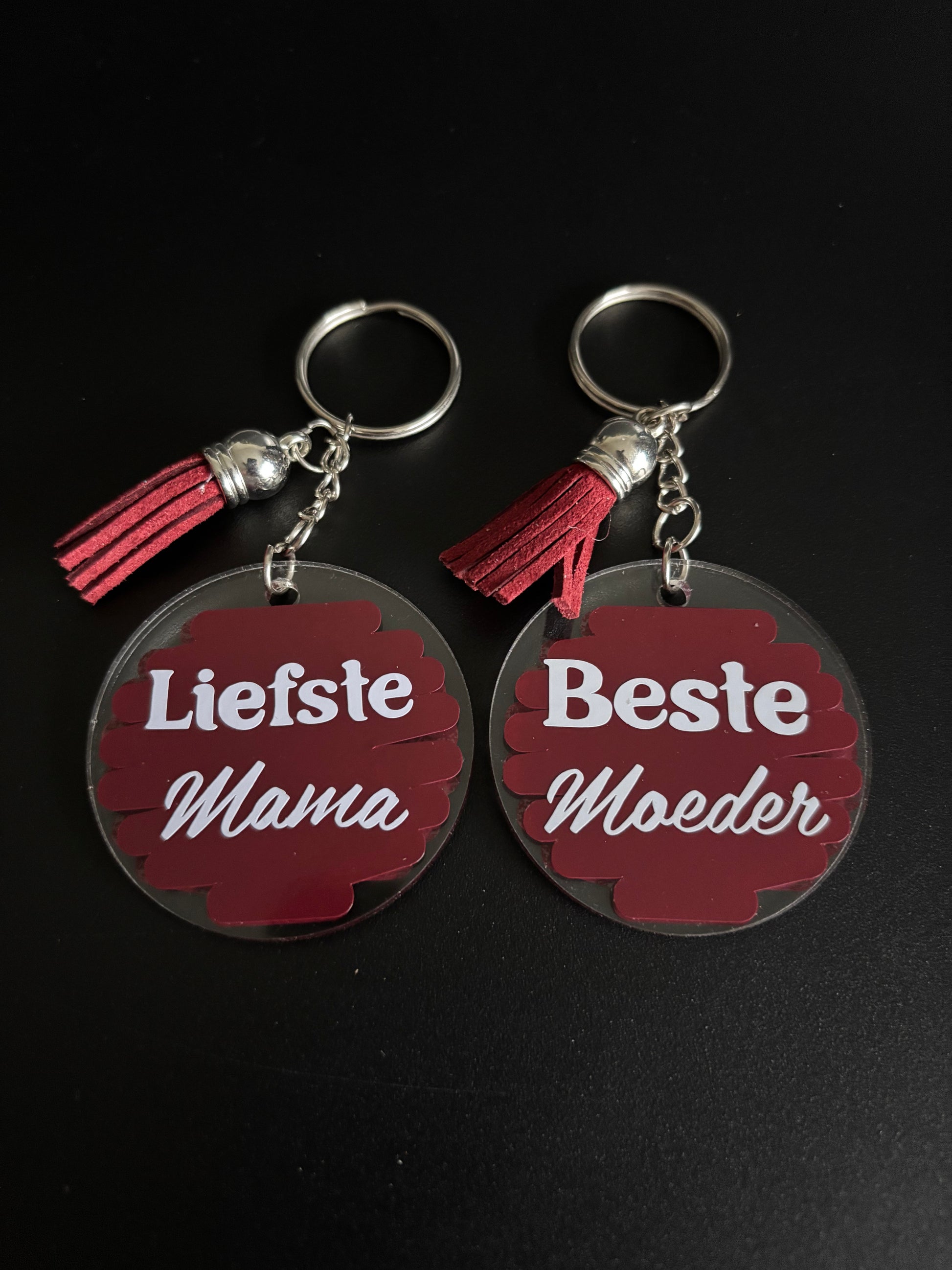 Moeder Sleutelhanger ByMVcrafts