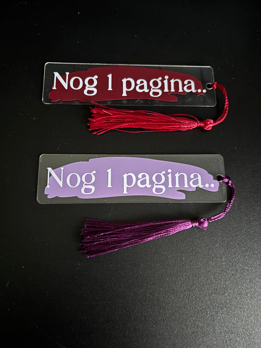 Boekenlegger nog 1 pagina.. ByMVcrafts