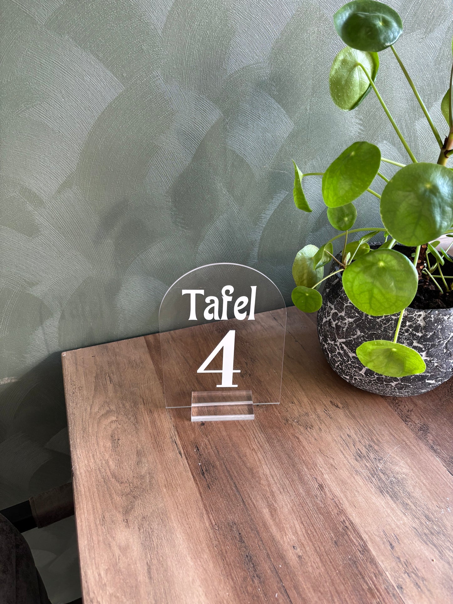 Tafel display tafelnummer ByMVcrafts