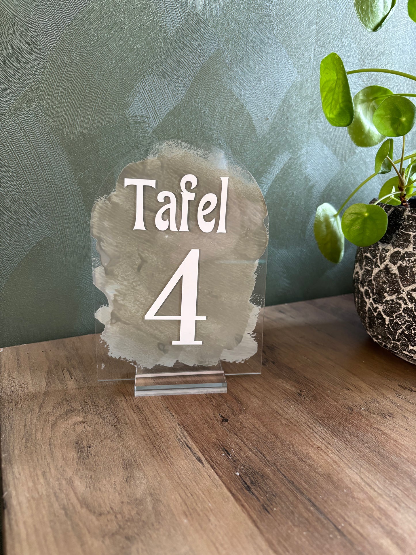 Tafel display tafelnummer ByMVcrafts
