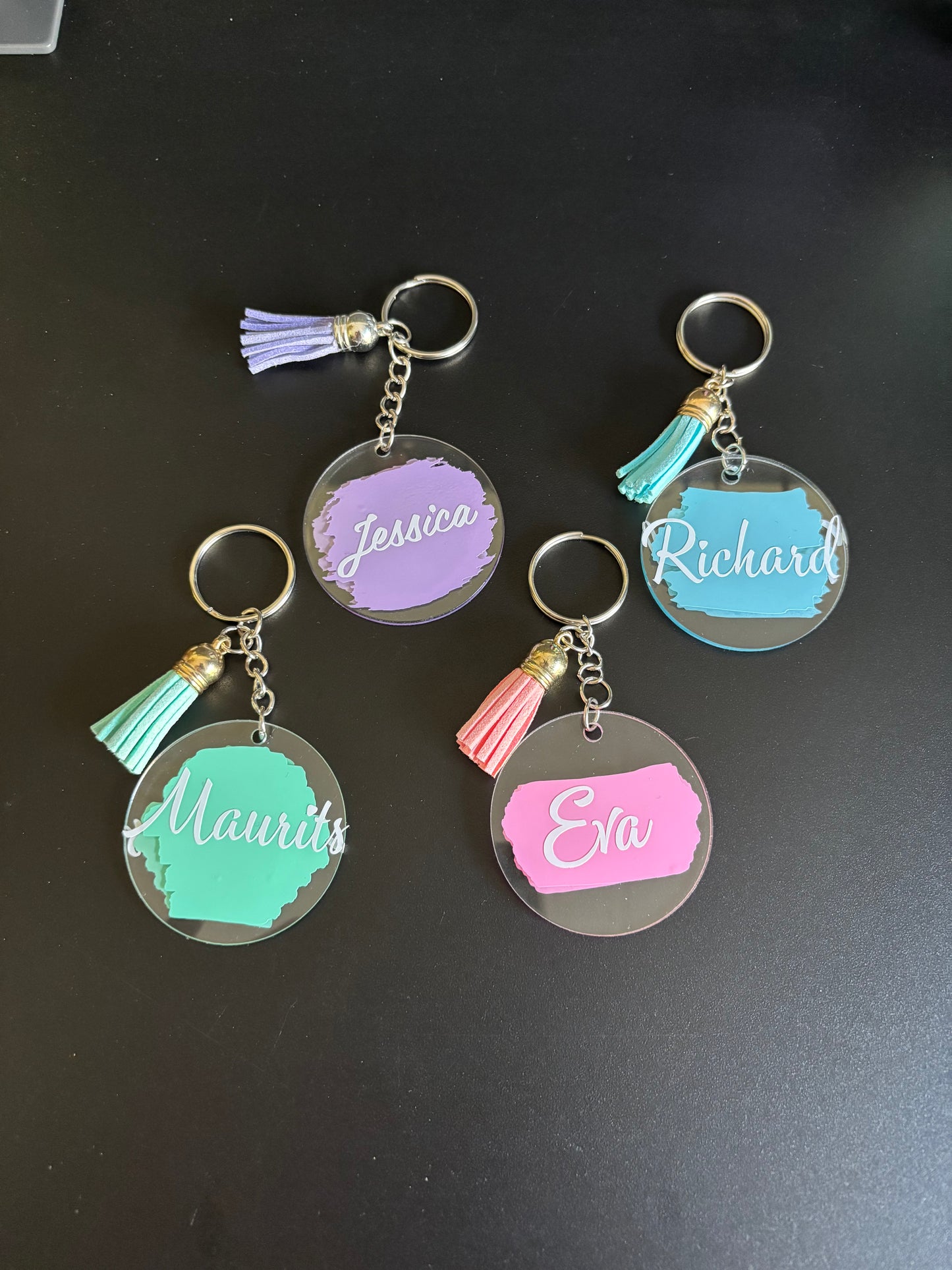 Naam sleutelhanger ByMVcrafts