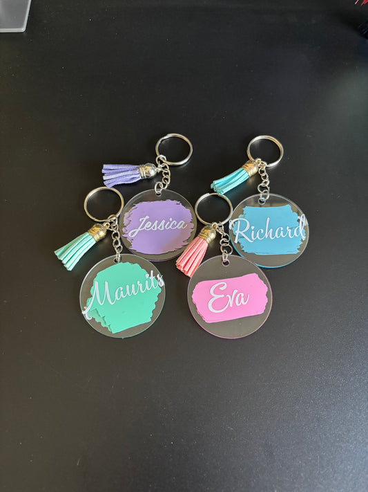 Naam sleutelhanger ByMVcrafts