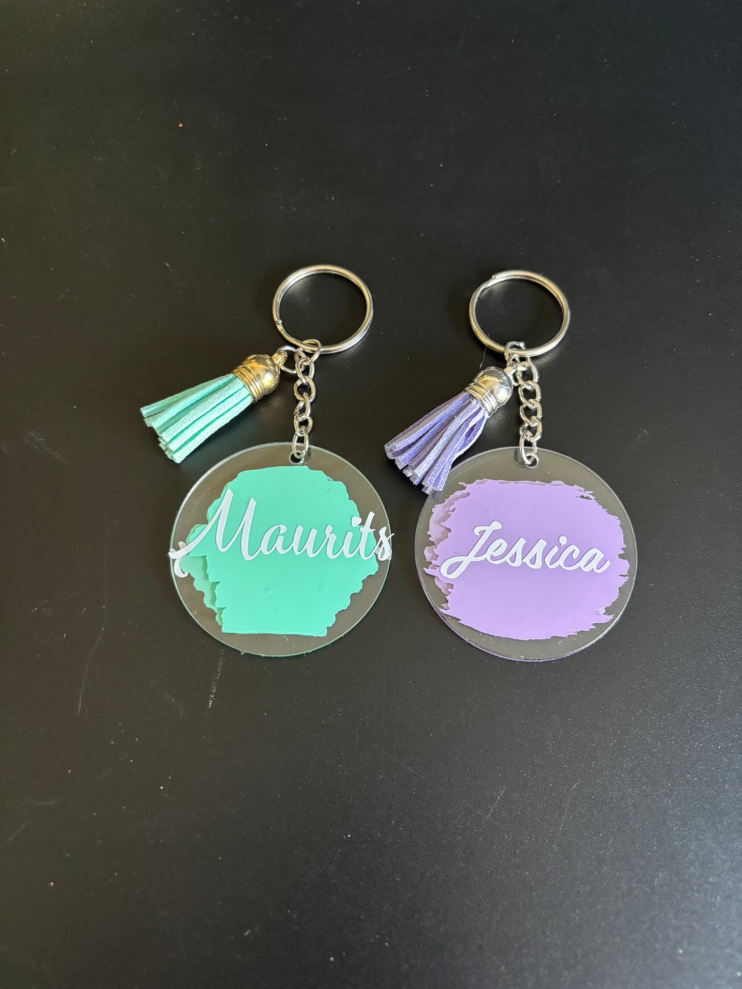 Naam sleutelhanger ByMVcrafts