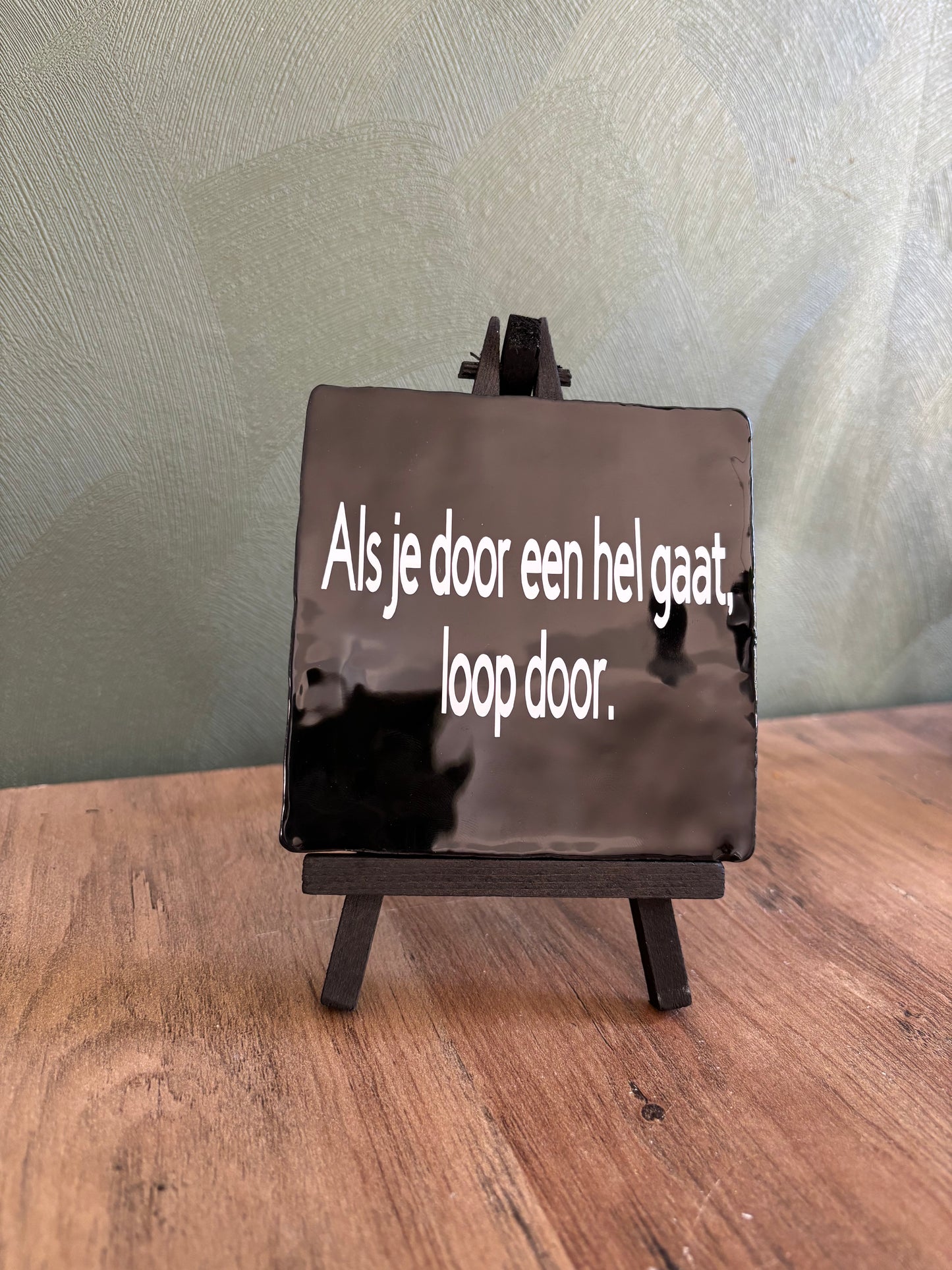 Tegeltjes met tekst ByMVcrafts