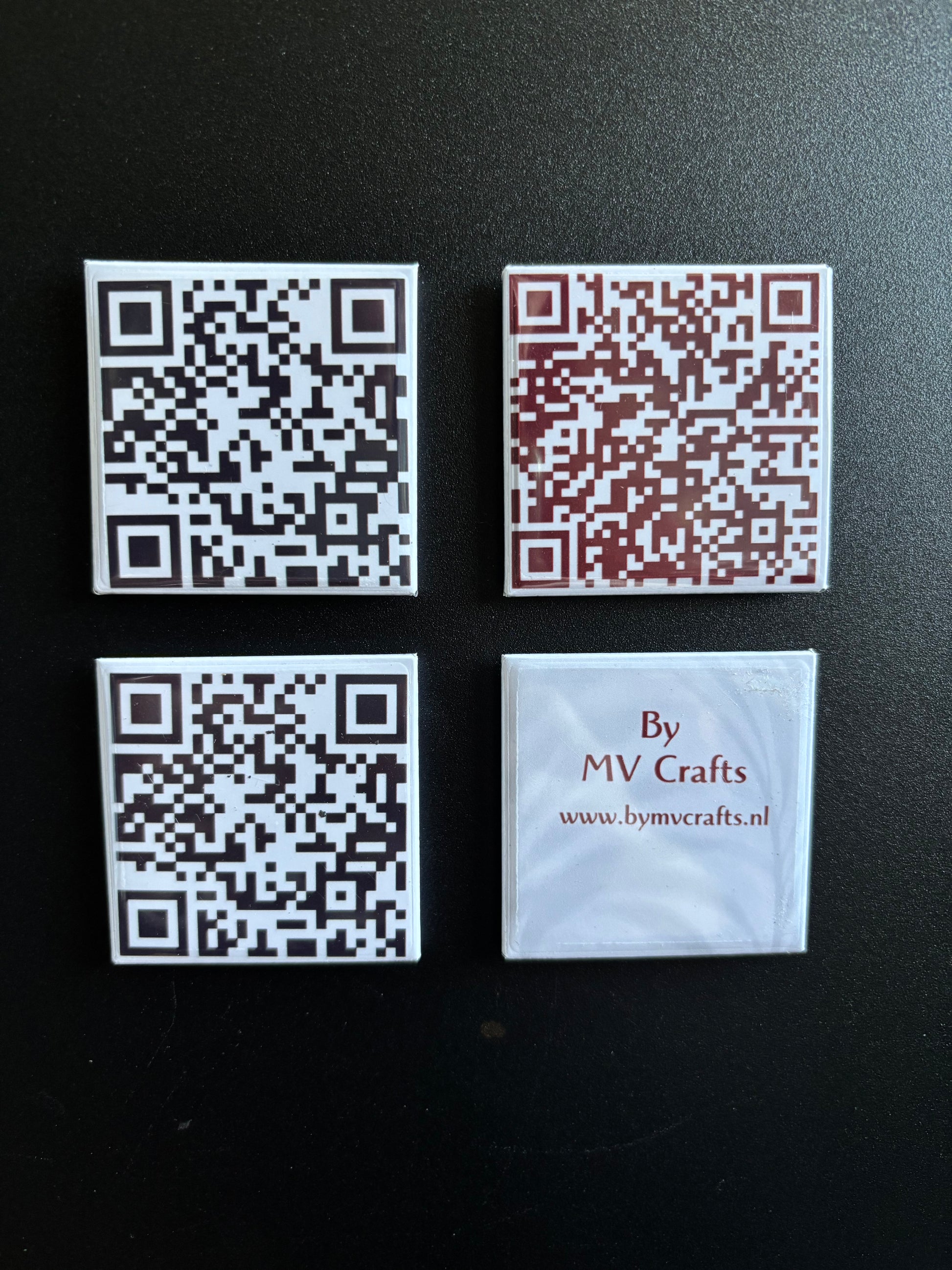 QR Magneet 5x5cm ByMVcrafts