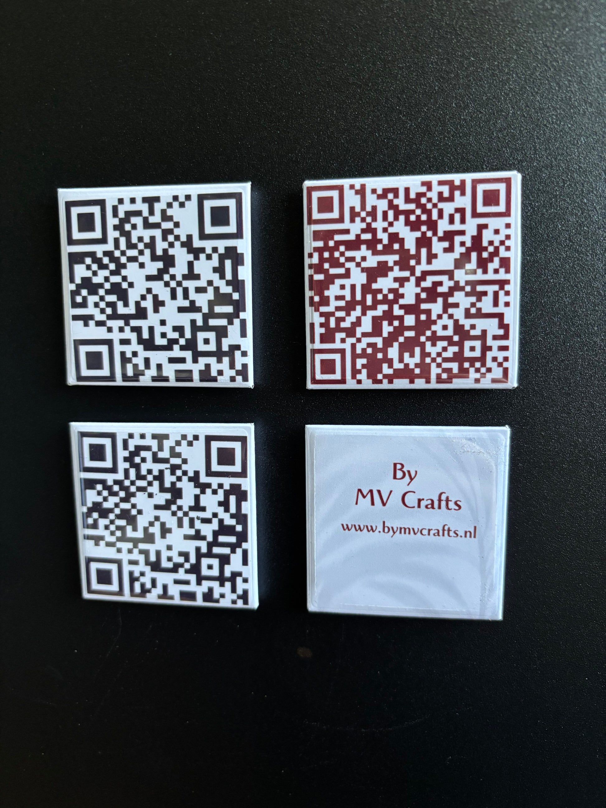 QR Magneet 5x5cm ByMVcrafts