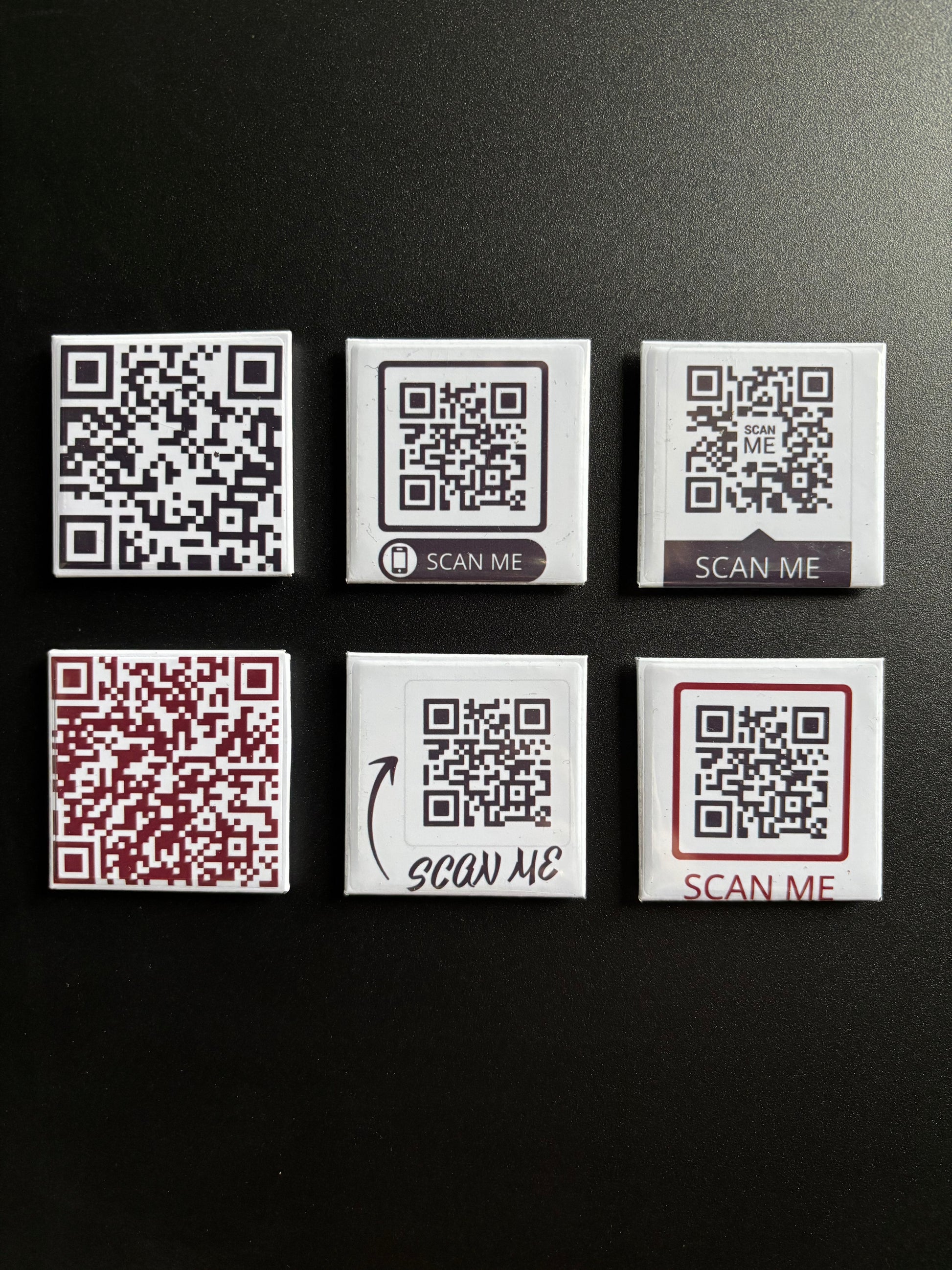 QR Magneet 5x5cm ByMVcrafts