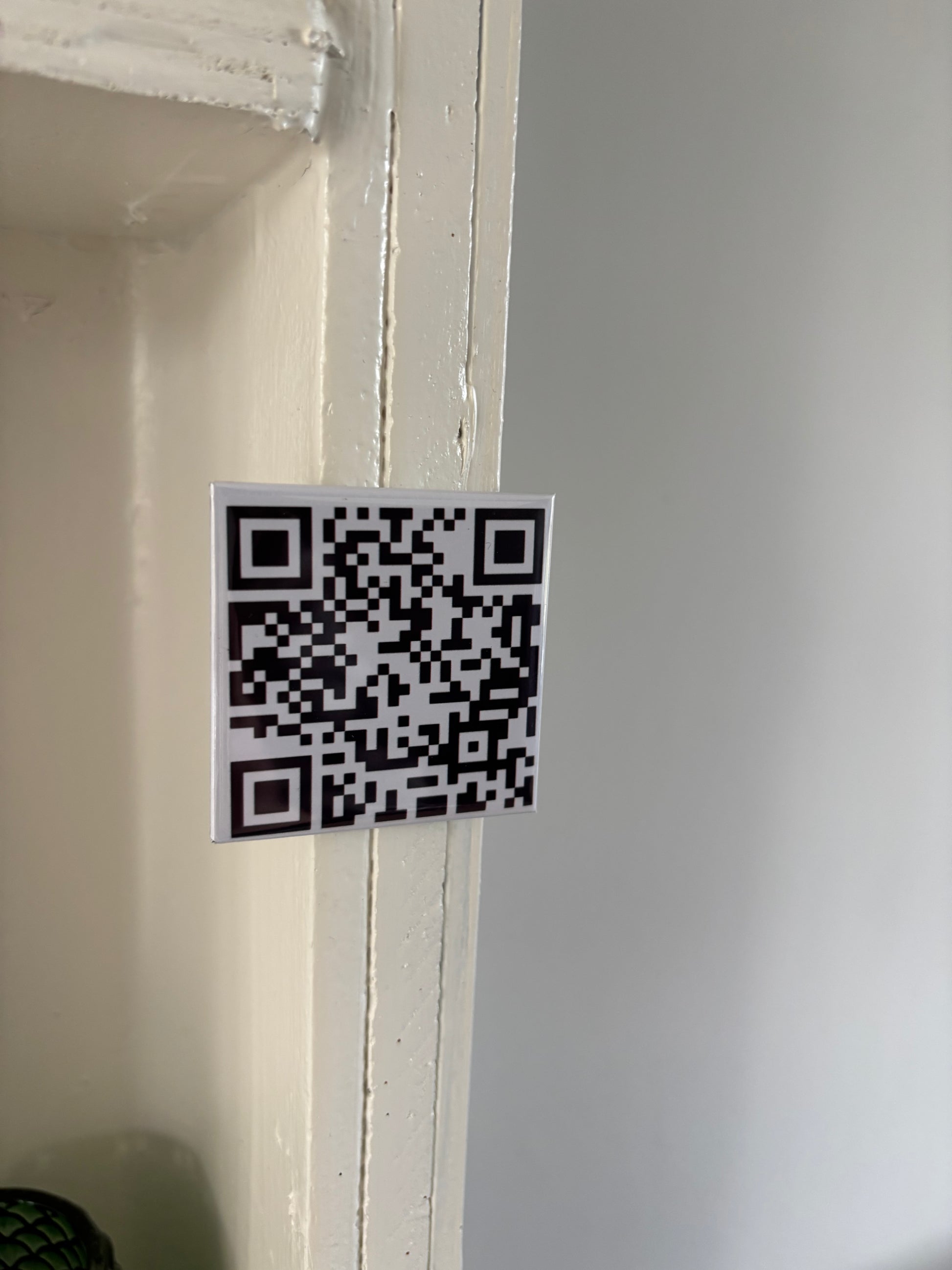 QR Magneet 5x5cm ByMVcrafts