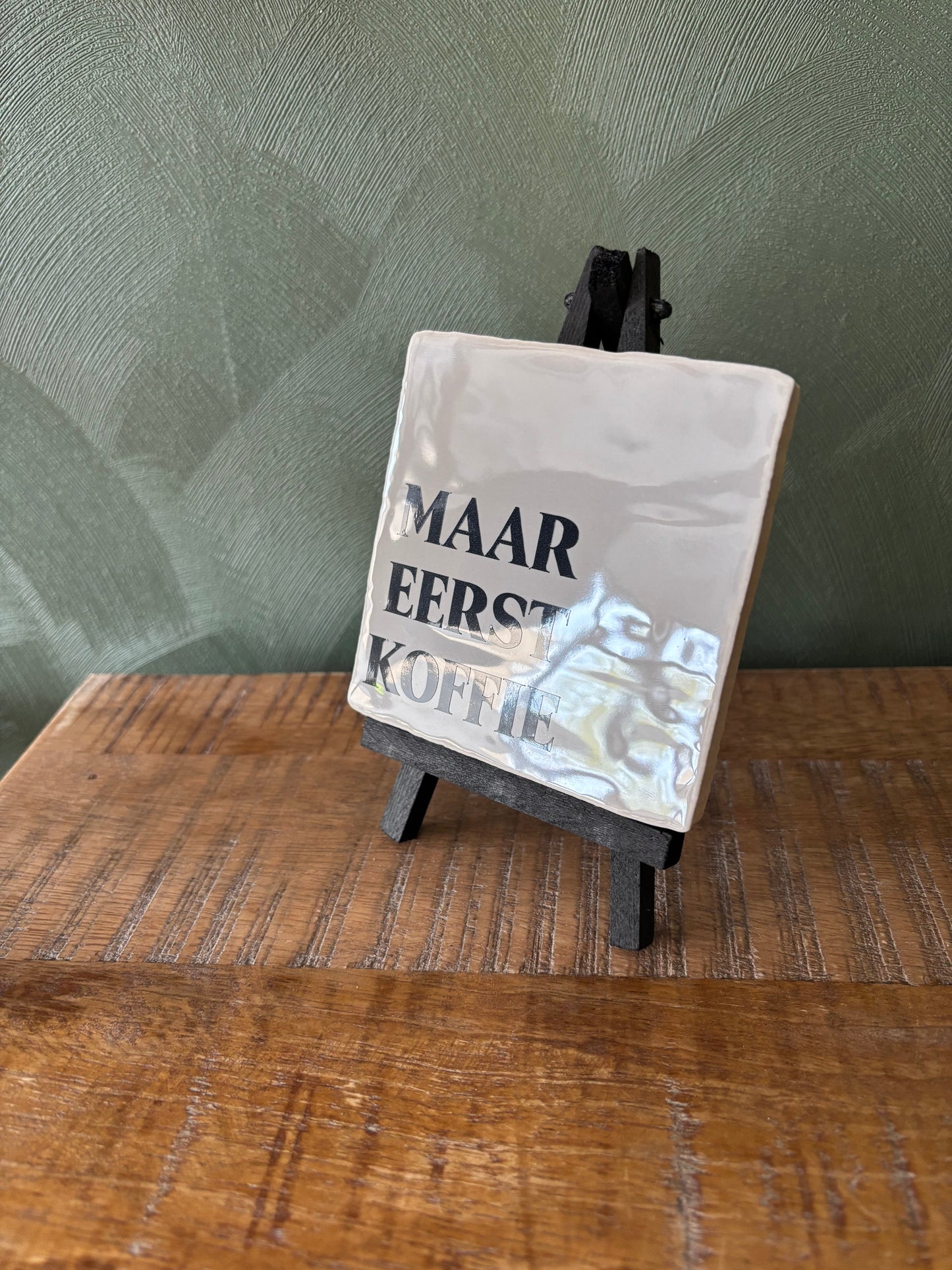 Tegel “ Maar eerst koffie ByMVcrafts