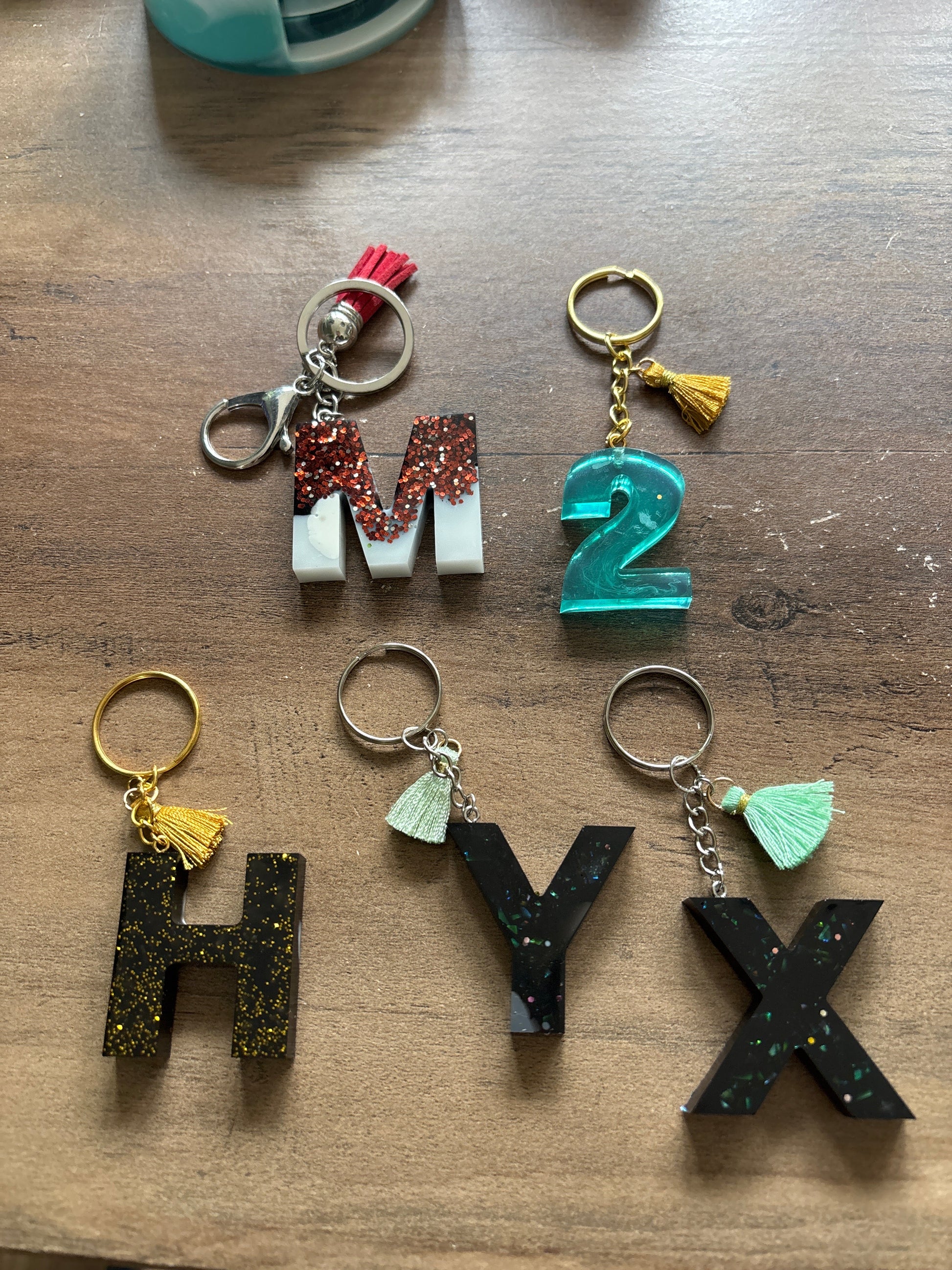 Sleutelhanger letter ByMVcrafts