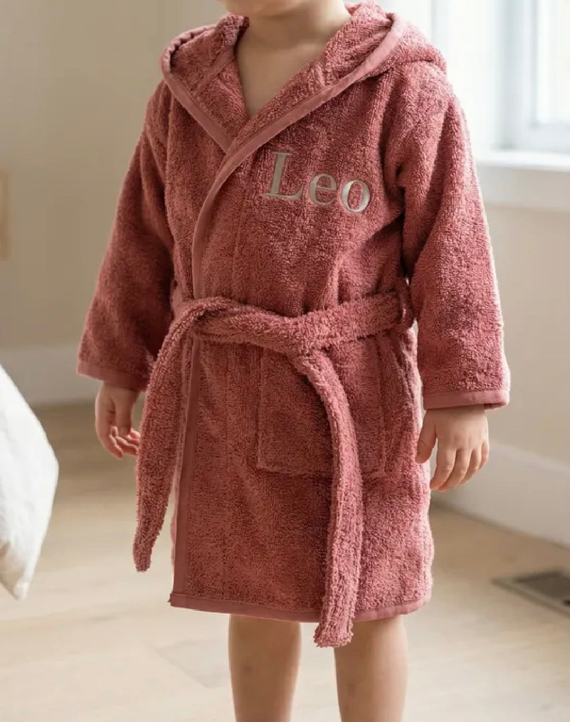 Babybadjas met naam - Kinderbadjas met naam – te personaliseren met naam of tekst ByMVcrafts