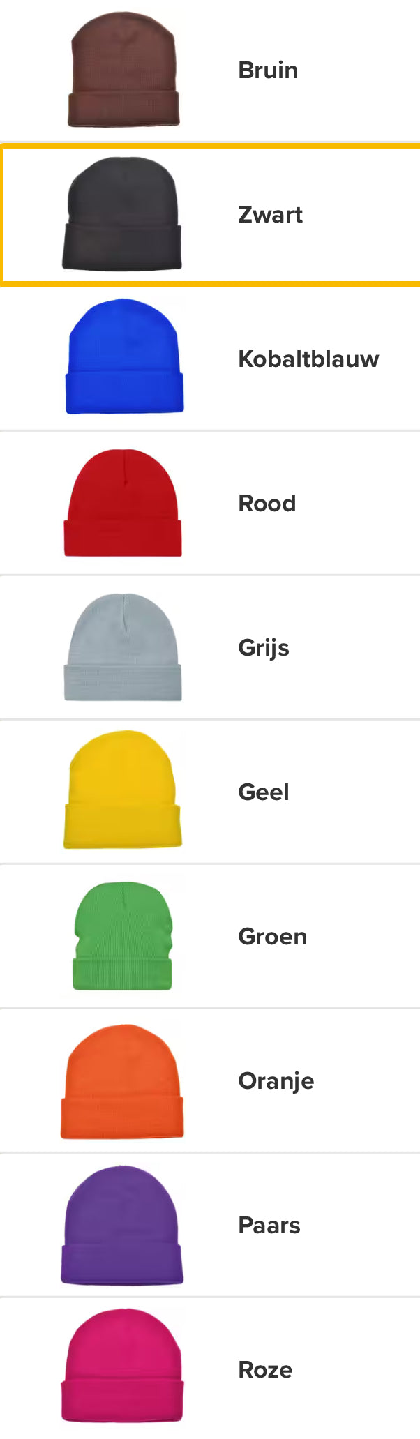 Mutsen met persoonlijke borduring ByMVcrafts