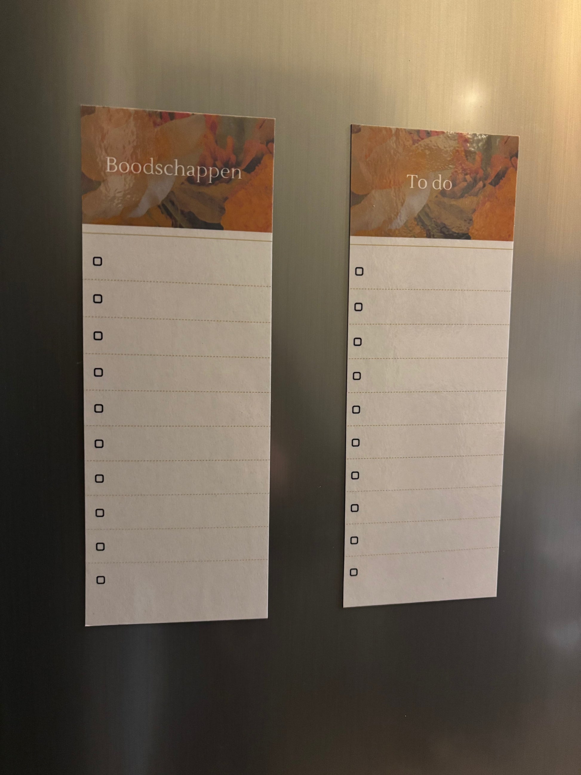 Magnetische To-do- en Boodschappenlijst set ByMVcrafts