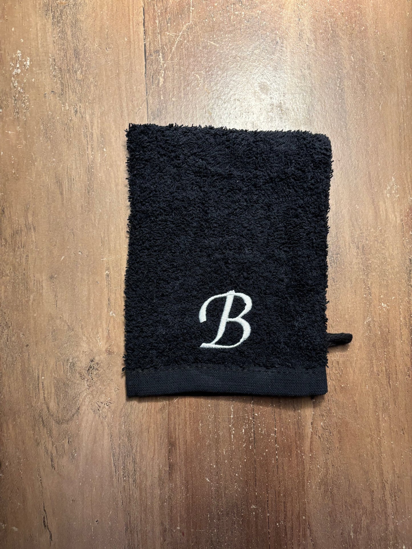 Cadeauset washandje met letter ByMVcrafts