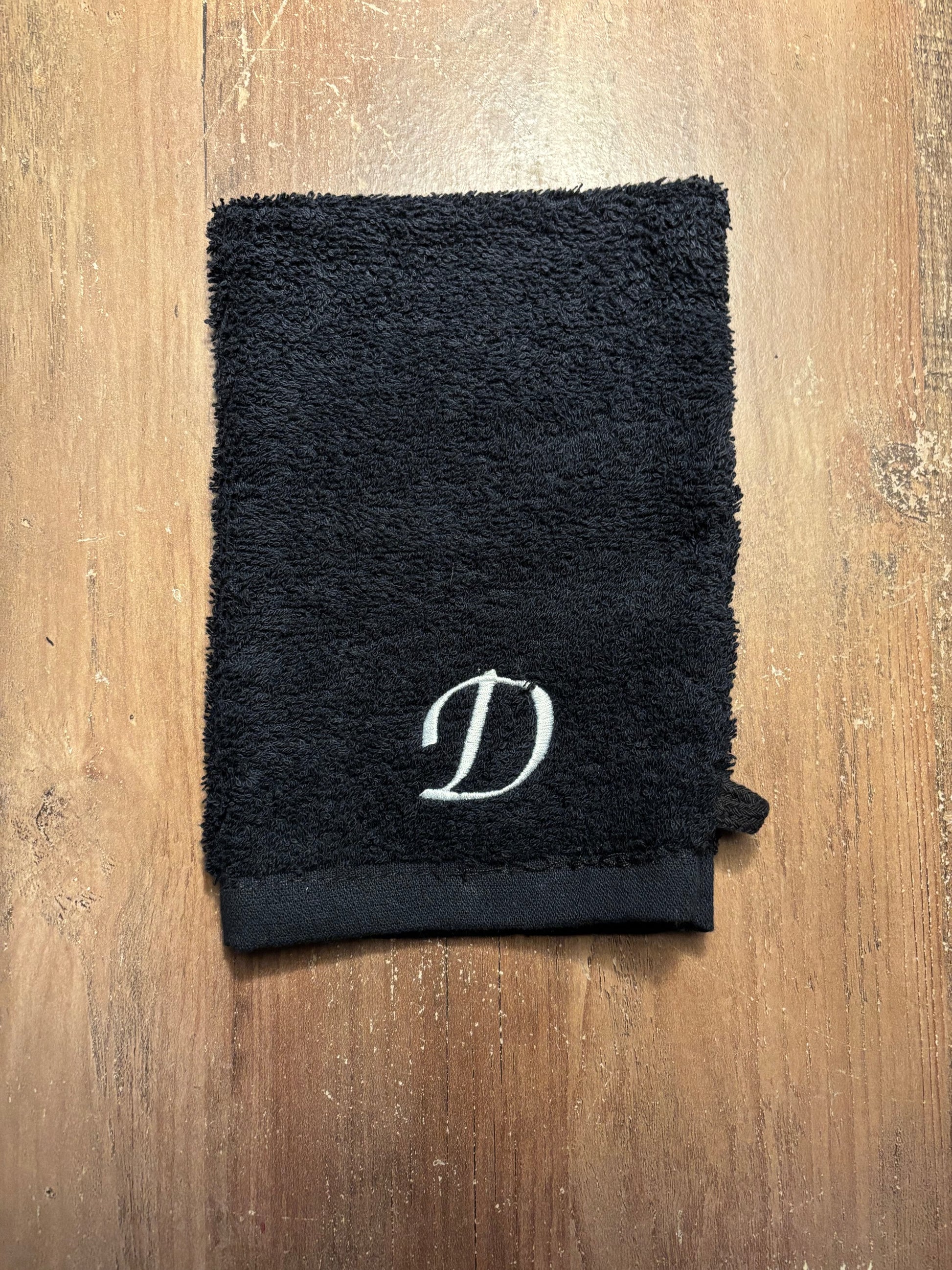 Cadeauset washandje met letter ByMVcrafts