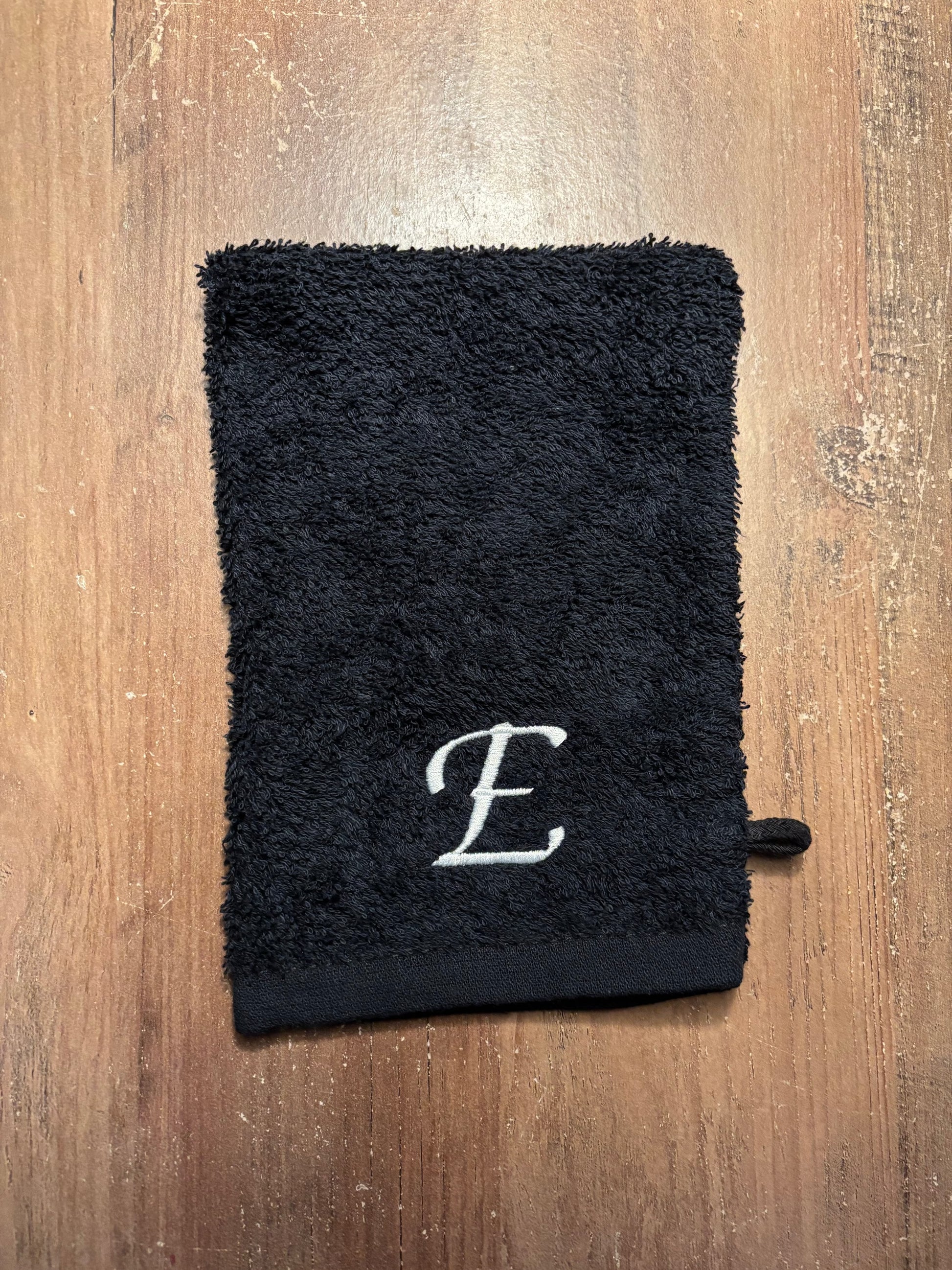 Cadeauset washandje met letter ByMVcrafts