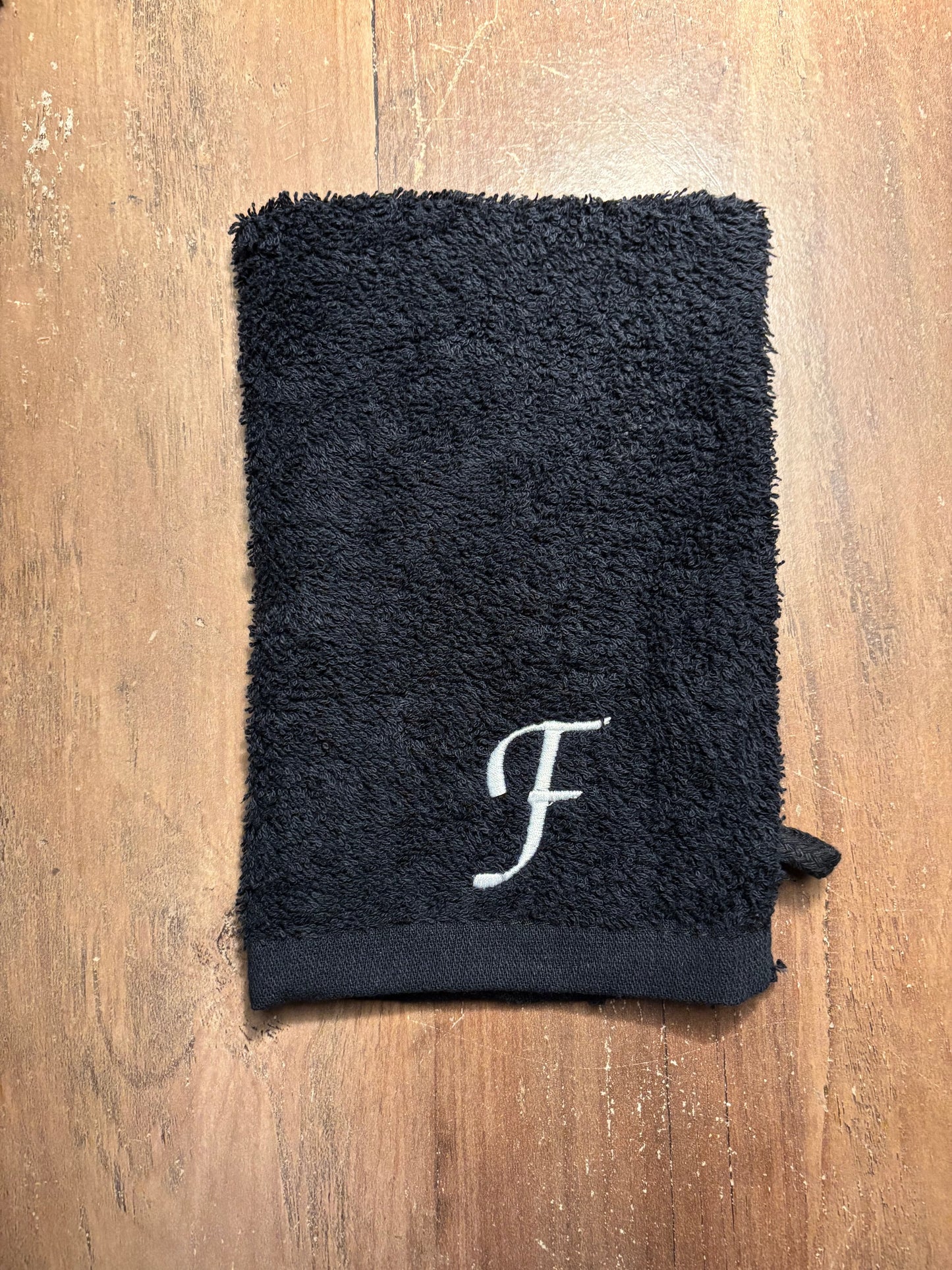 Cadeauset washandje met letter ByMVcrafts