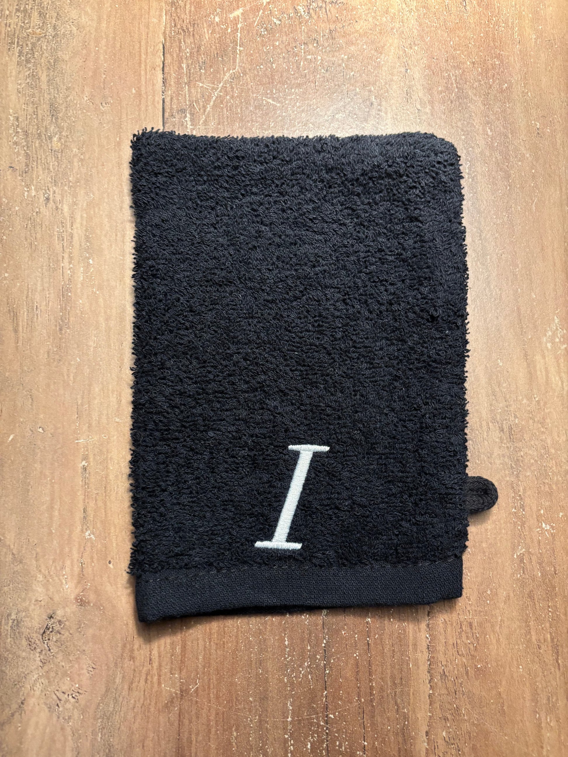 Cadeauset washandje met letter ByMVcrafts