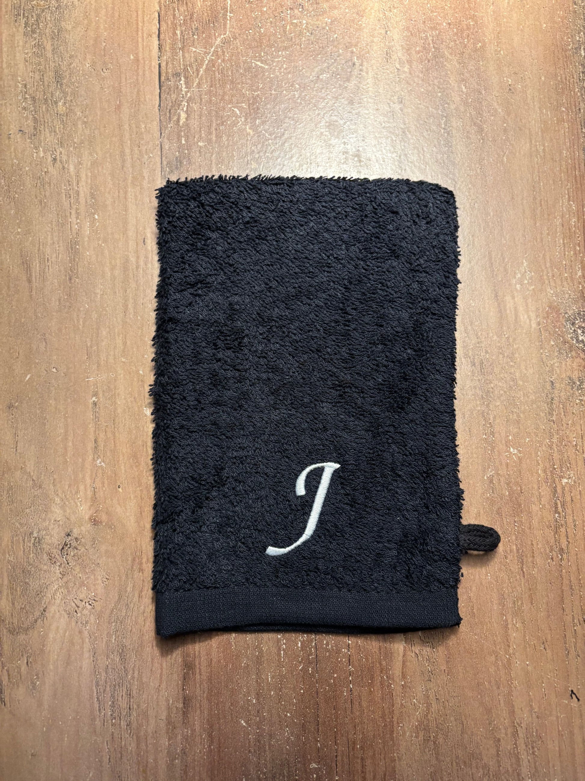 Cadeauset washandje met letter ByMVcrafts