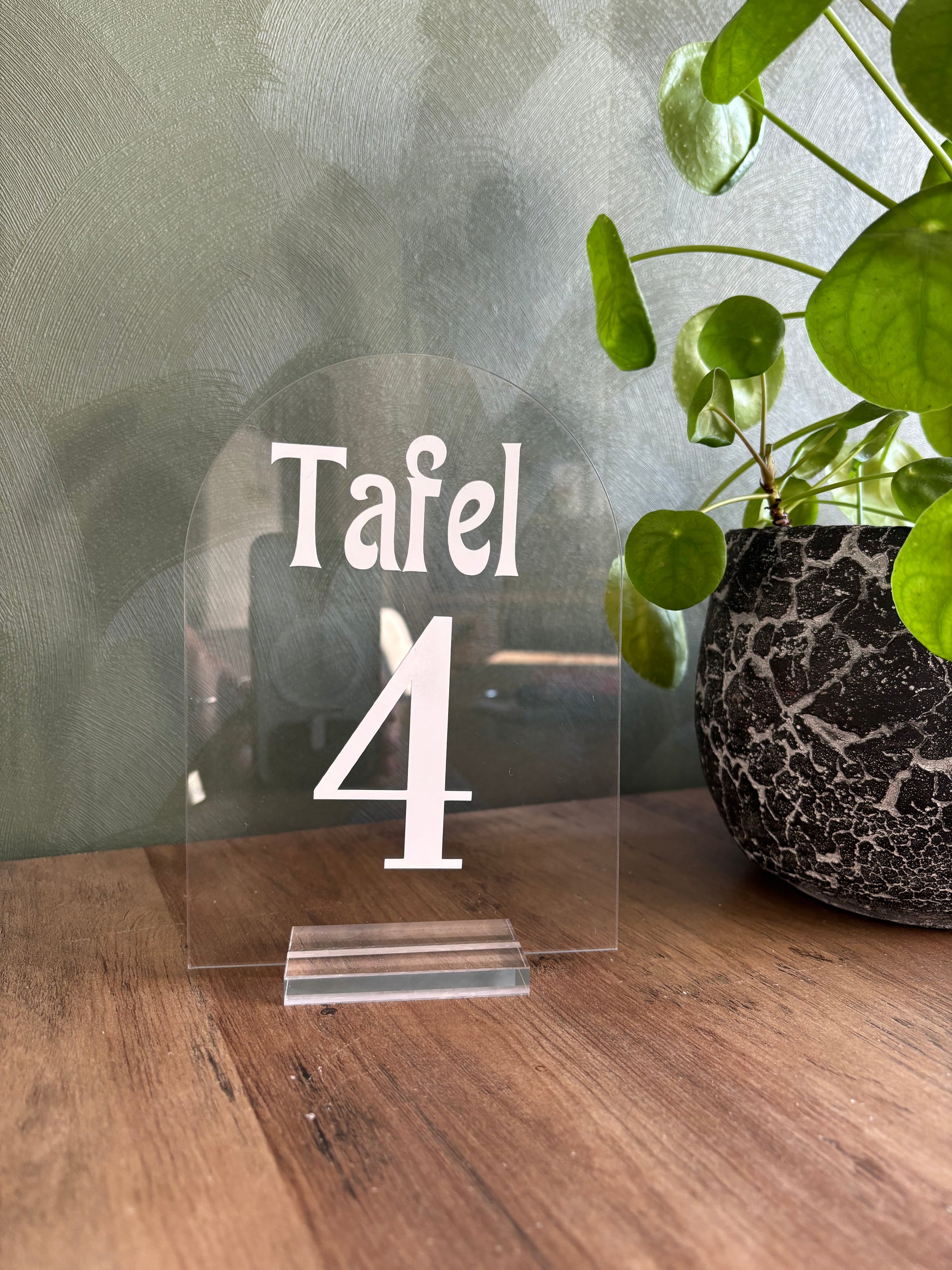Tafel display tafelnummer ByMVcrafts