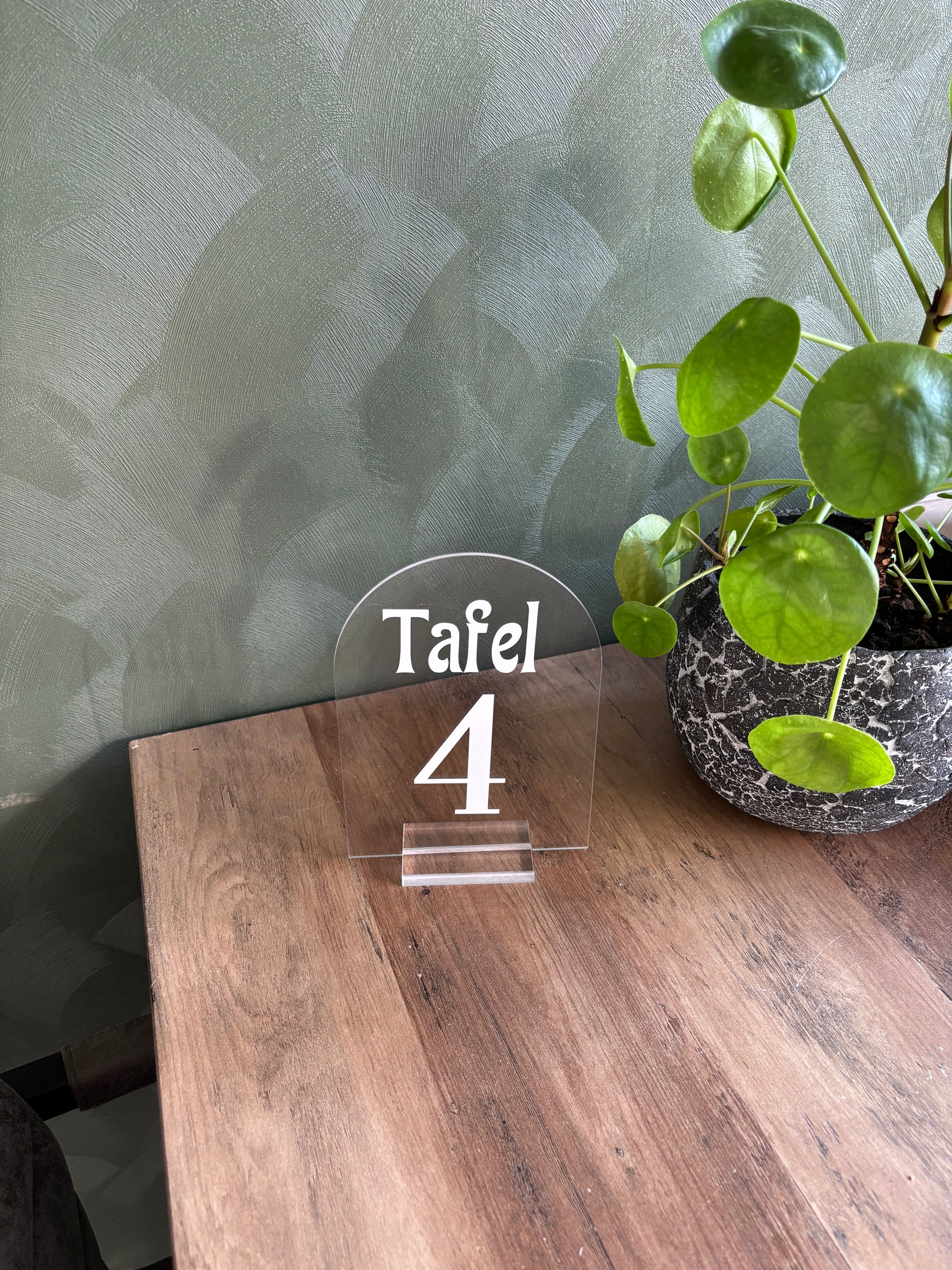 Tafel display tafelnummer ByMVcrafts