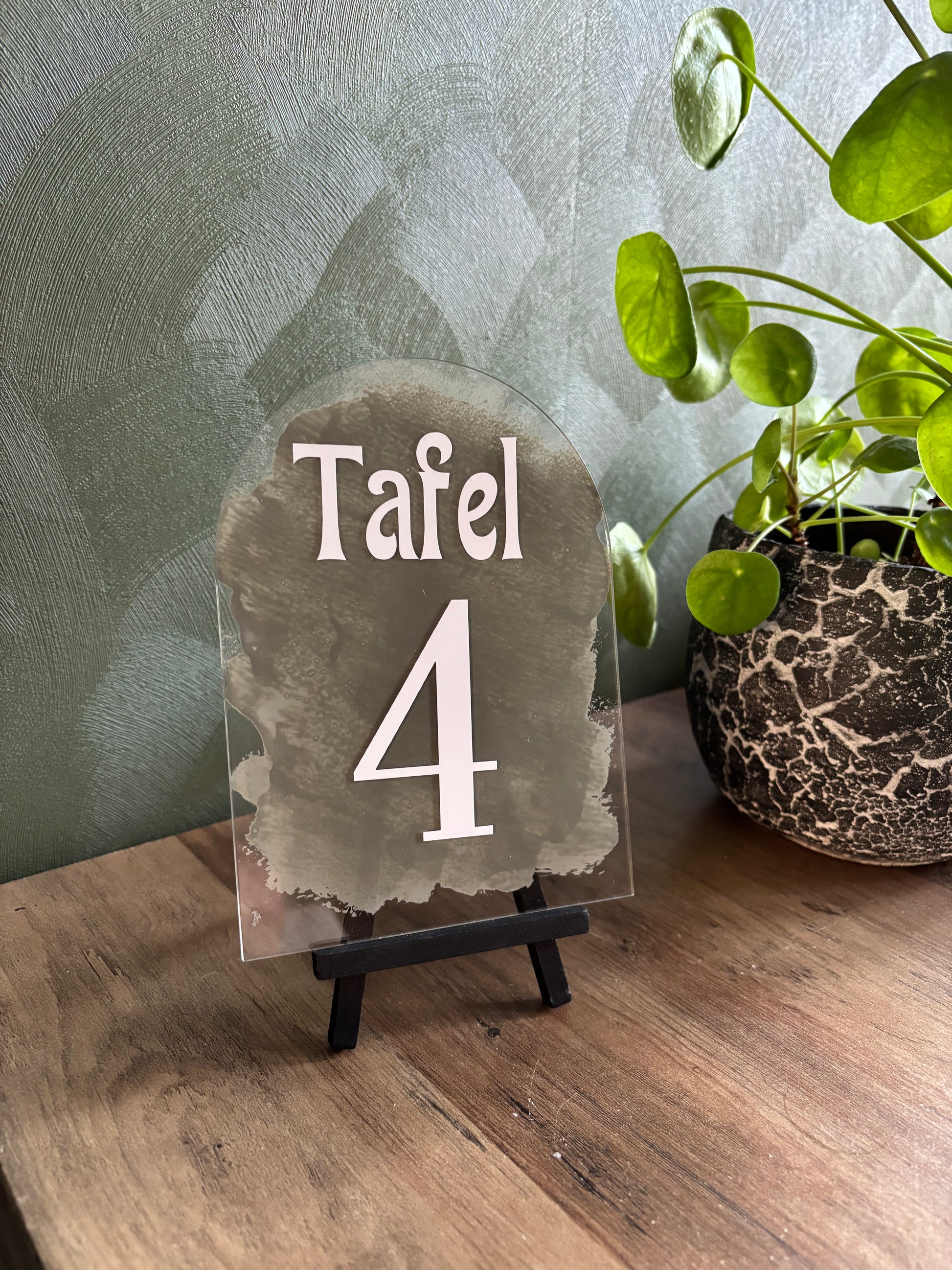 Tafel display tafelnummer ByMVcrafts