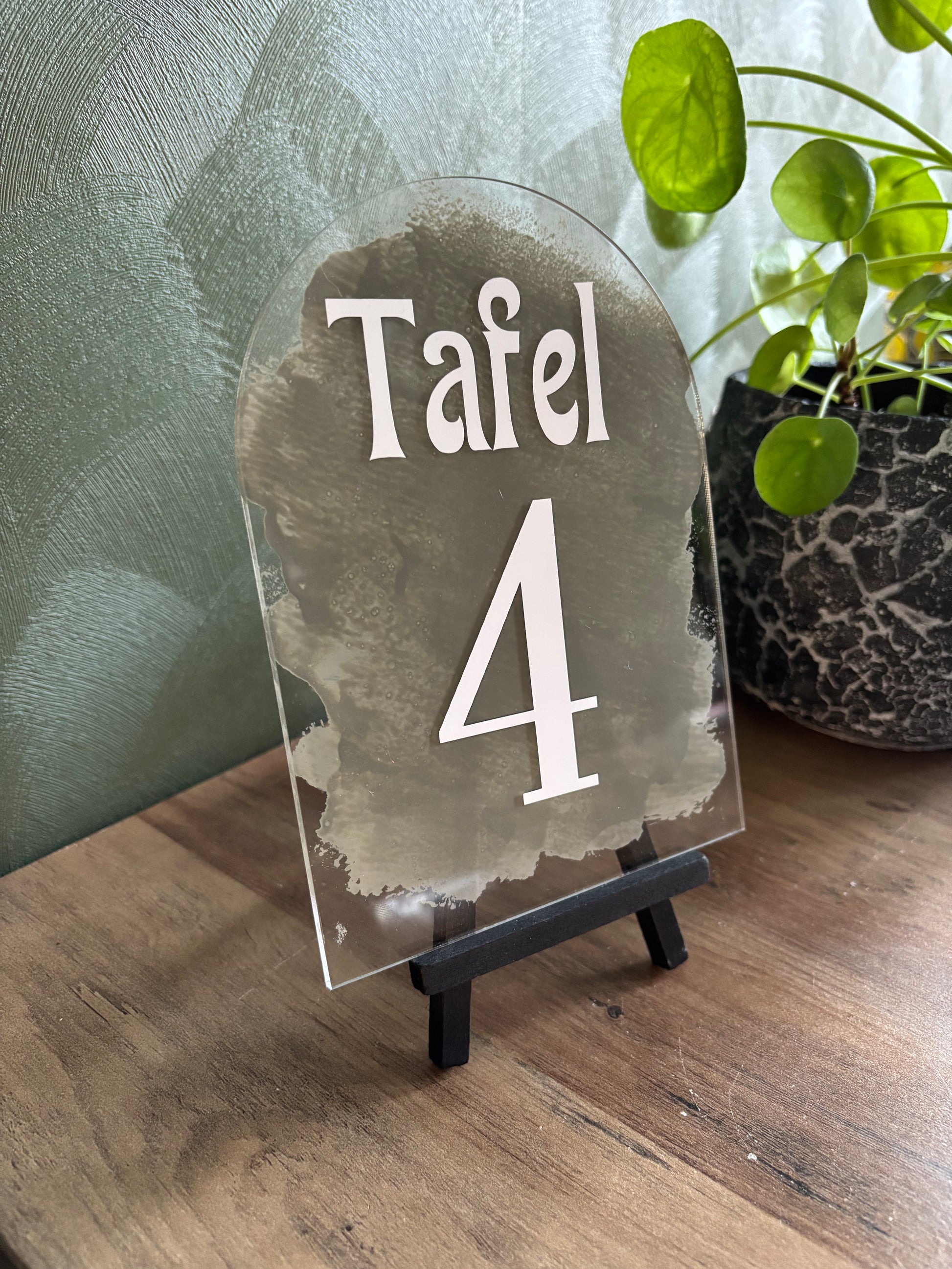 Tafel display tafelnummer ByMVcrafts