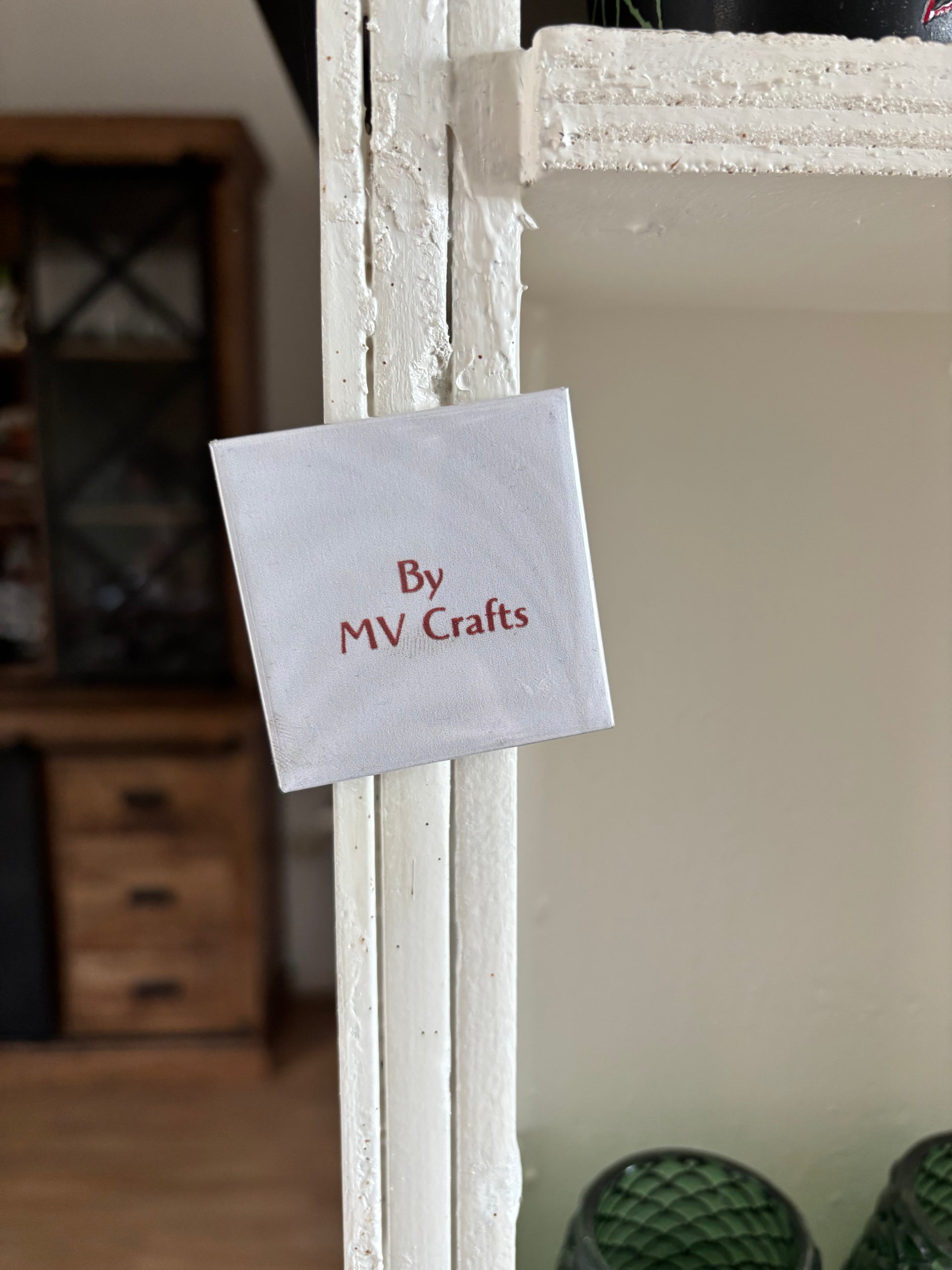 Logo Magneet 5x5cm ByMVcrafts