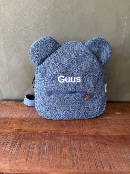 Teddy rugtasje – personaliseerbaar met naam of tekst ByMVcrafts