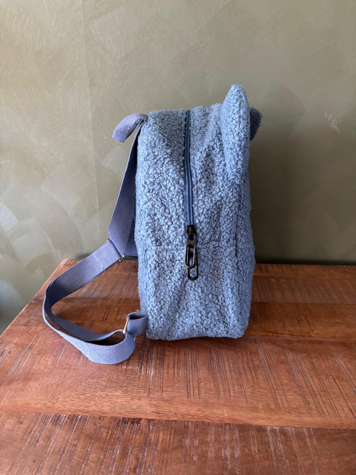 Teddy rugtasje – personaliseerbaar met naam of tekst ByMVcrafts